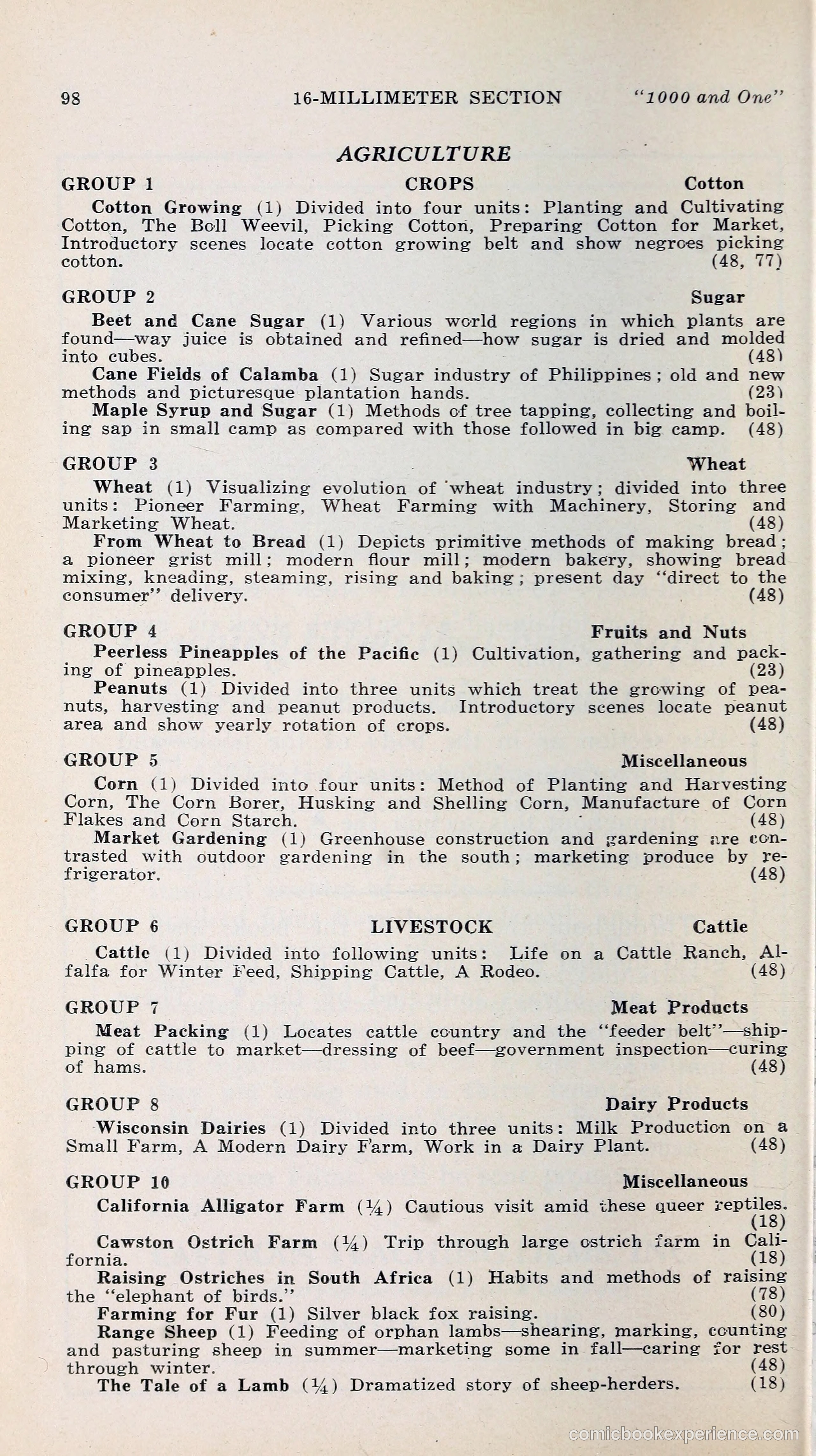 1000 and One: The Blue Book of Non-Theatrical Films — page 107 of 158