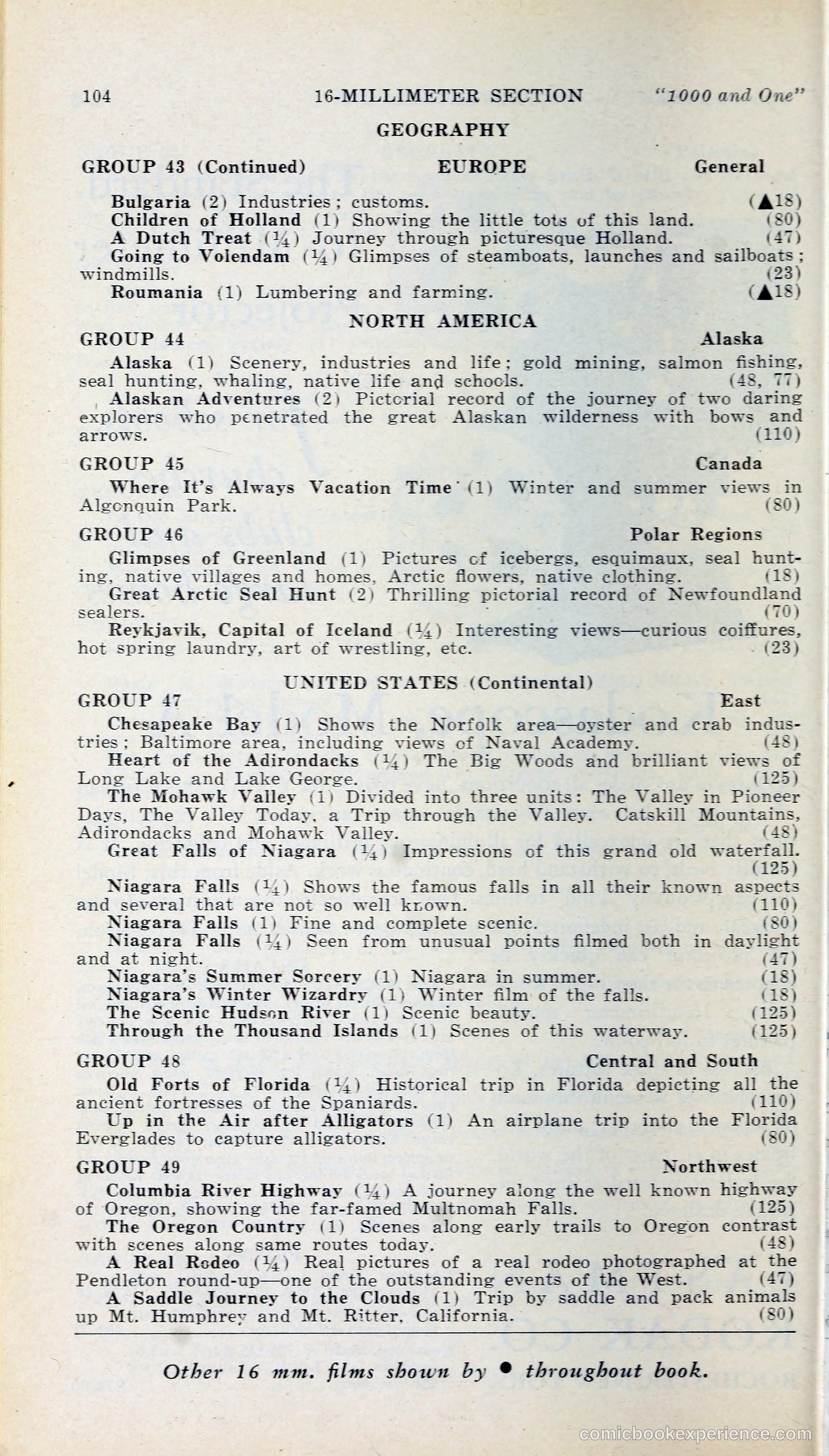 1000 and One: The Blue Book of Non-Theatrical Films — page 113 of 158