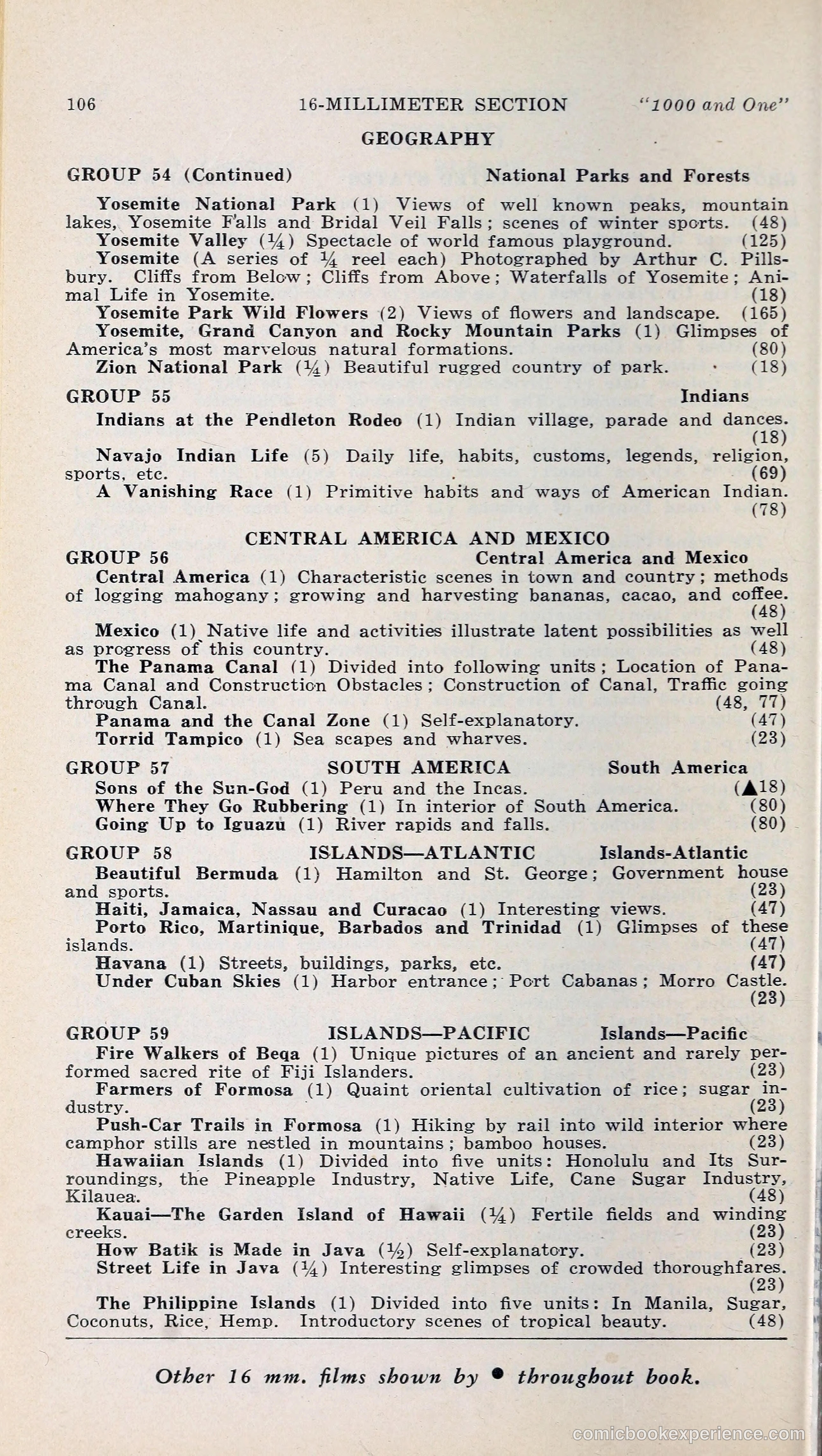 1000 and One: The Blue Book of Non-Theatrical Films — page 115 of 158