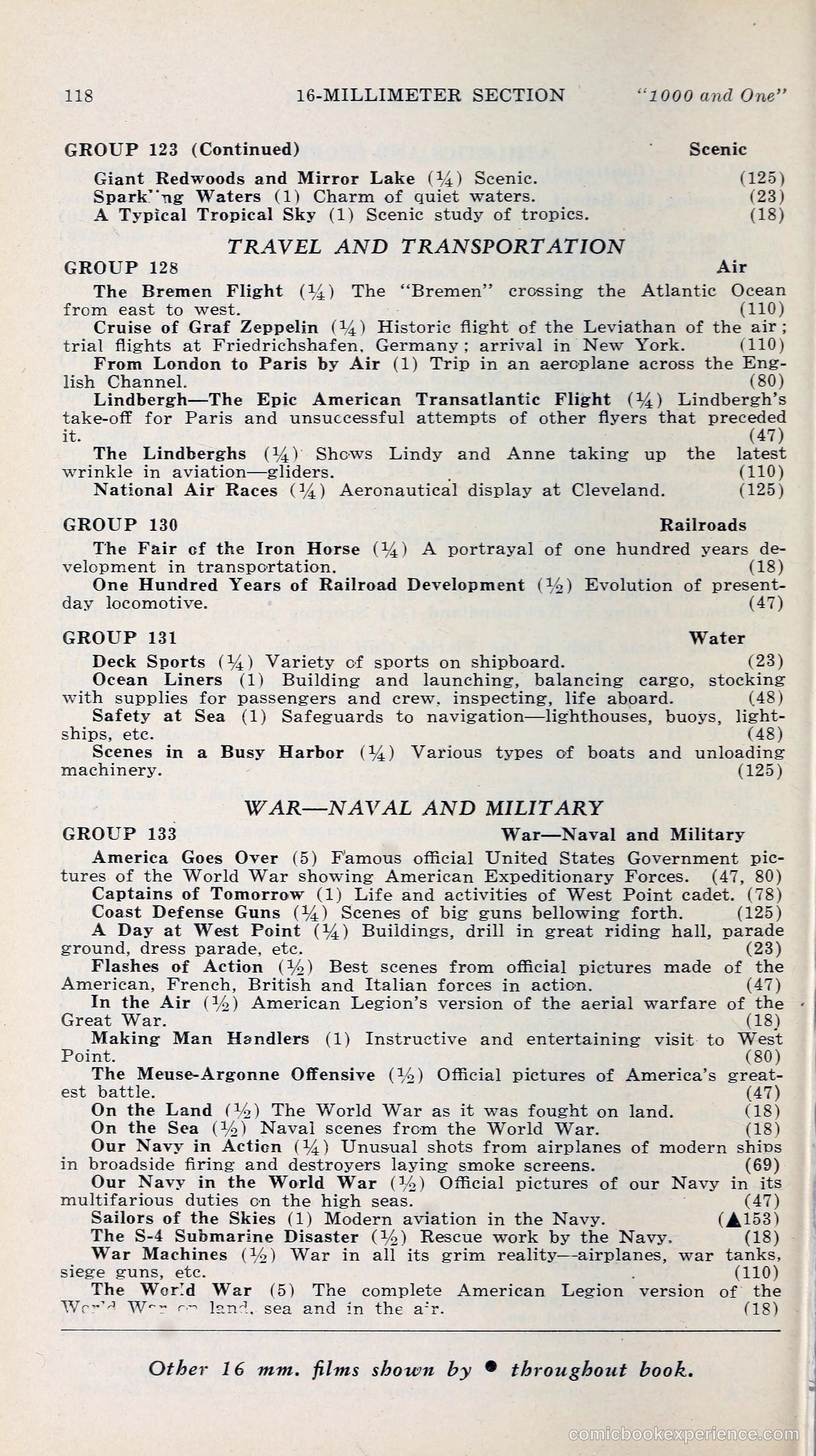 1000 and One: The Blue Book of Non-Theatrical Films — page 127 of 158