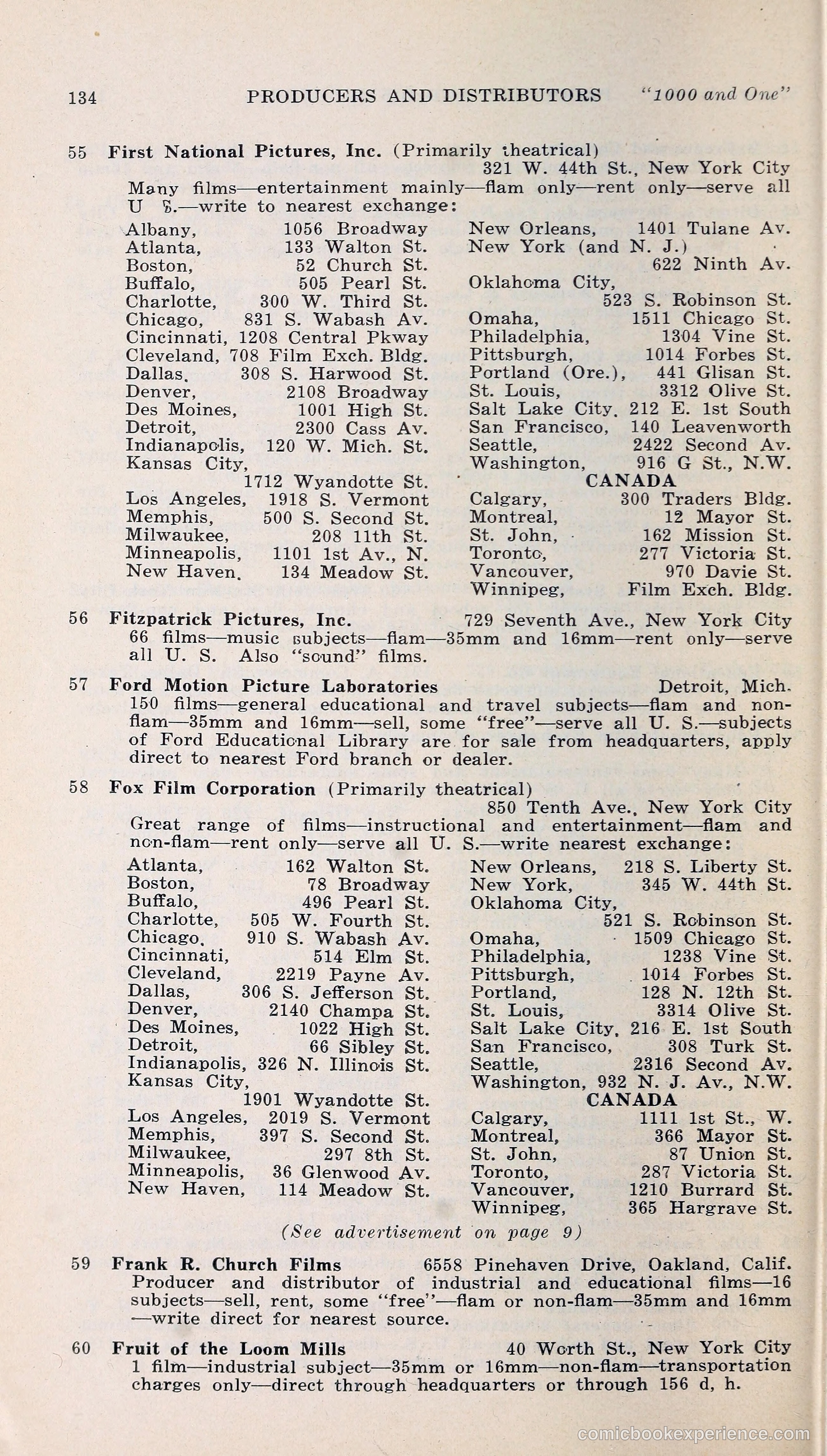 1000 and One: The Blue Book of Non-Theatrical Films — page 143 of 158
