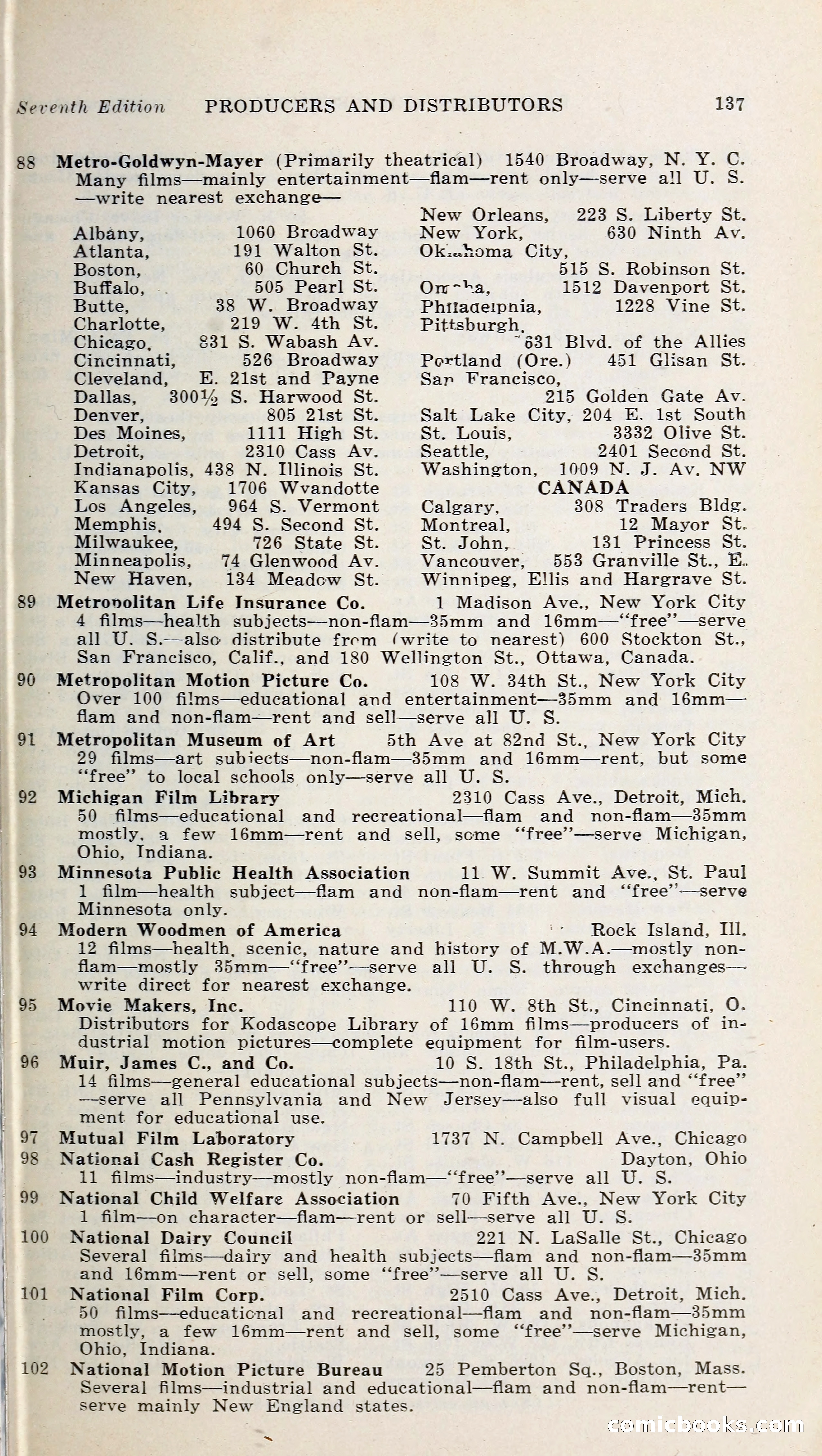 1000 and One: The Blue Book of Non-Theatrical Films — page 146 of 158