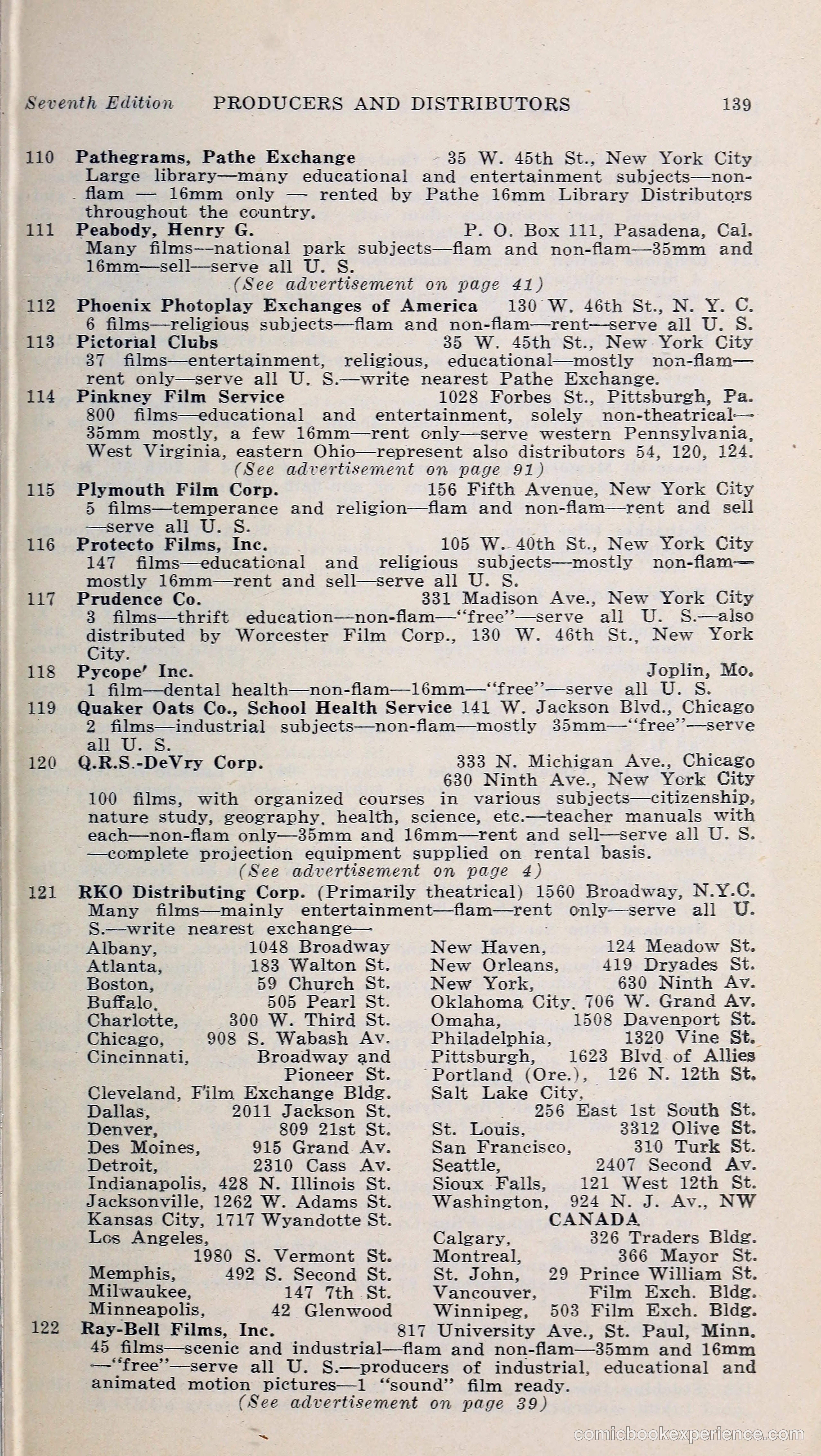 1000 and One: The Blue Book of Non-Theatrical Films — page 148 of 158