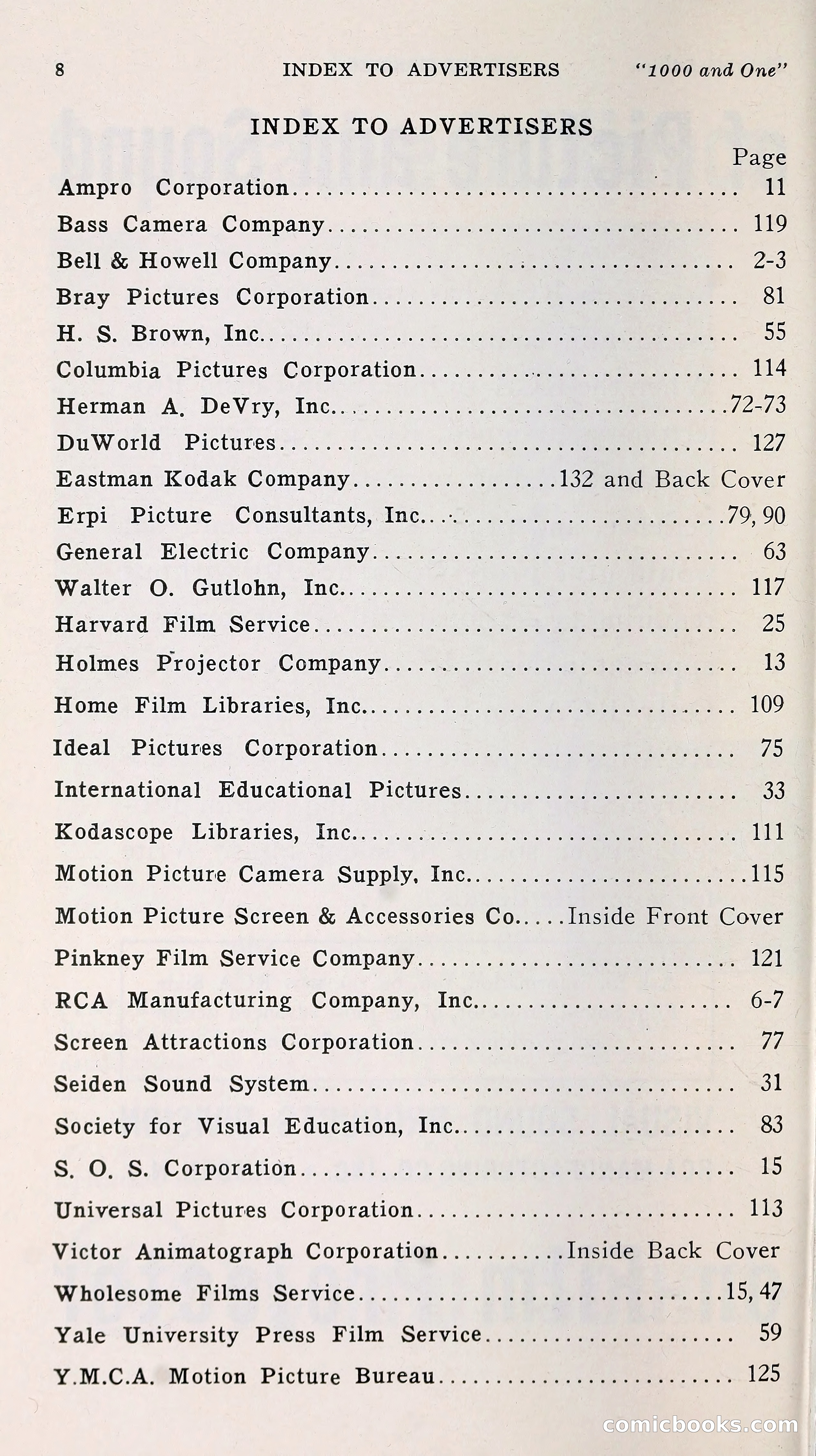 1000 and One: The Blue Book of Non-Theatrical Films — page 17 of 153