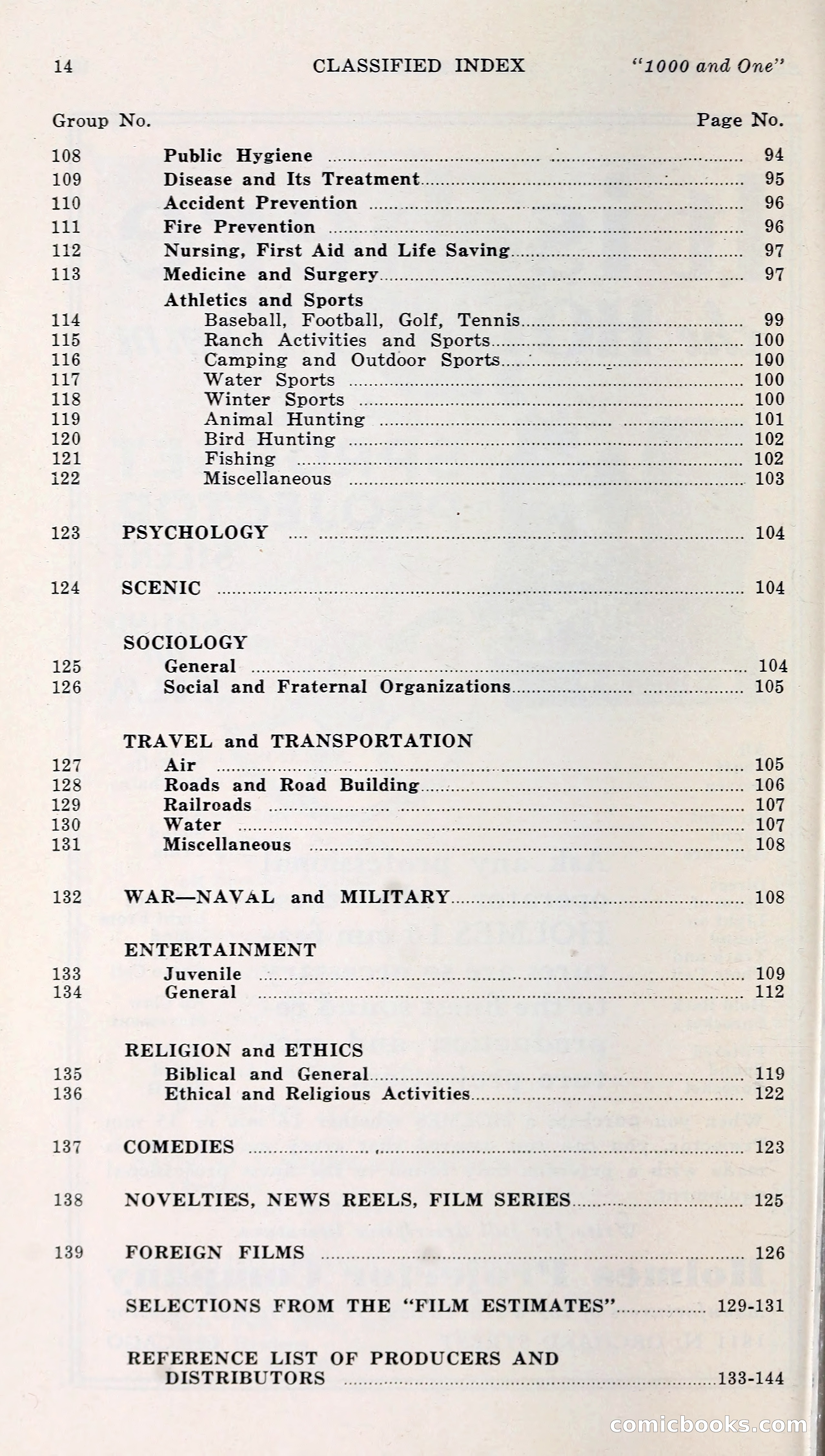 1000 and One: The Blue Book of Non-Theatrical Films — page 23 of 153