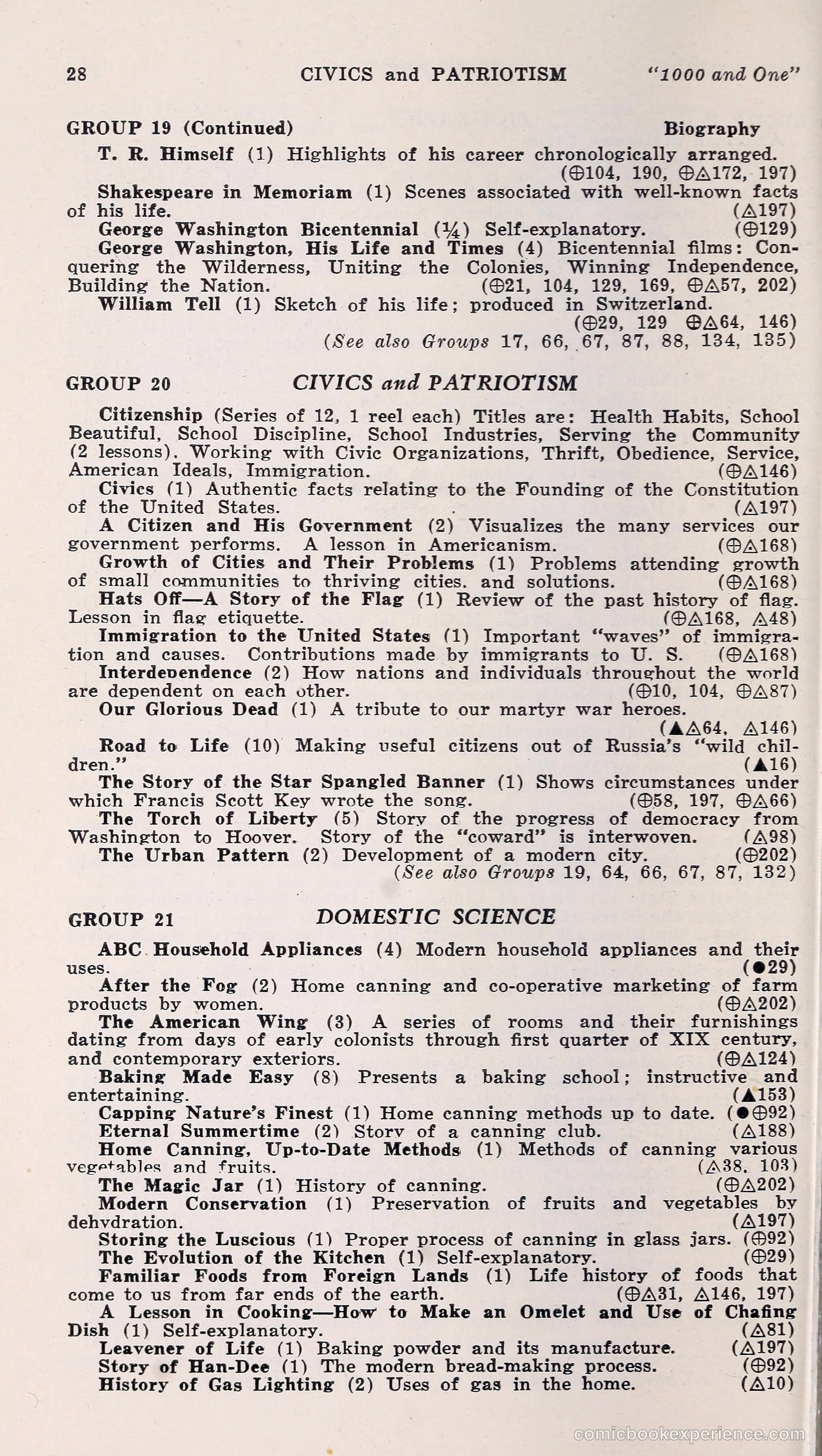 1000 and One: The Blue Book of Non-Theatrical Films — page 37 of 153