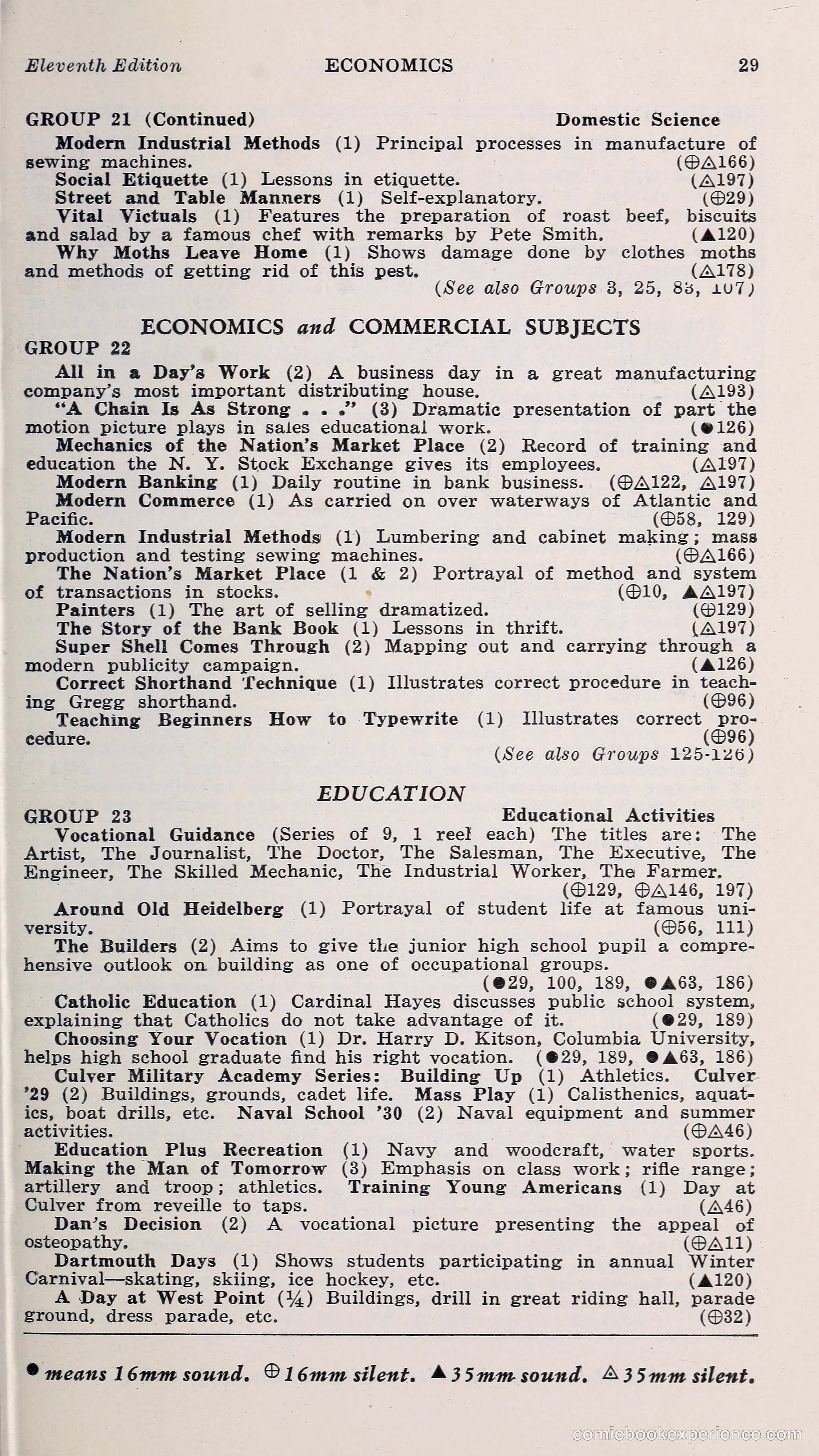 1000 and One: The Blue Book of Non-Theatrical Films — page 38 of 153