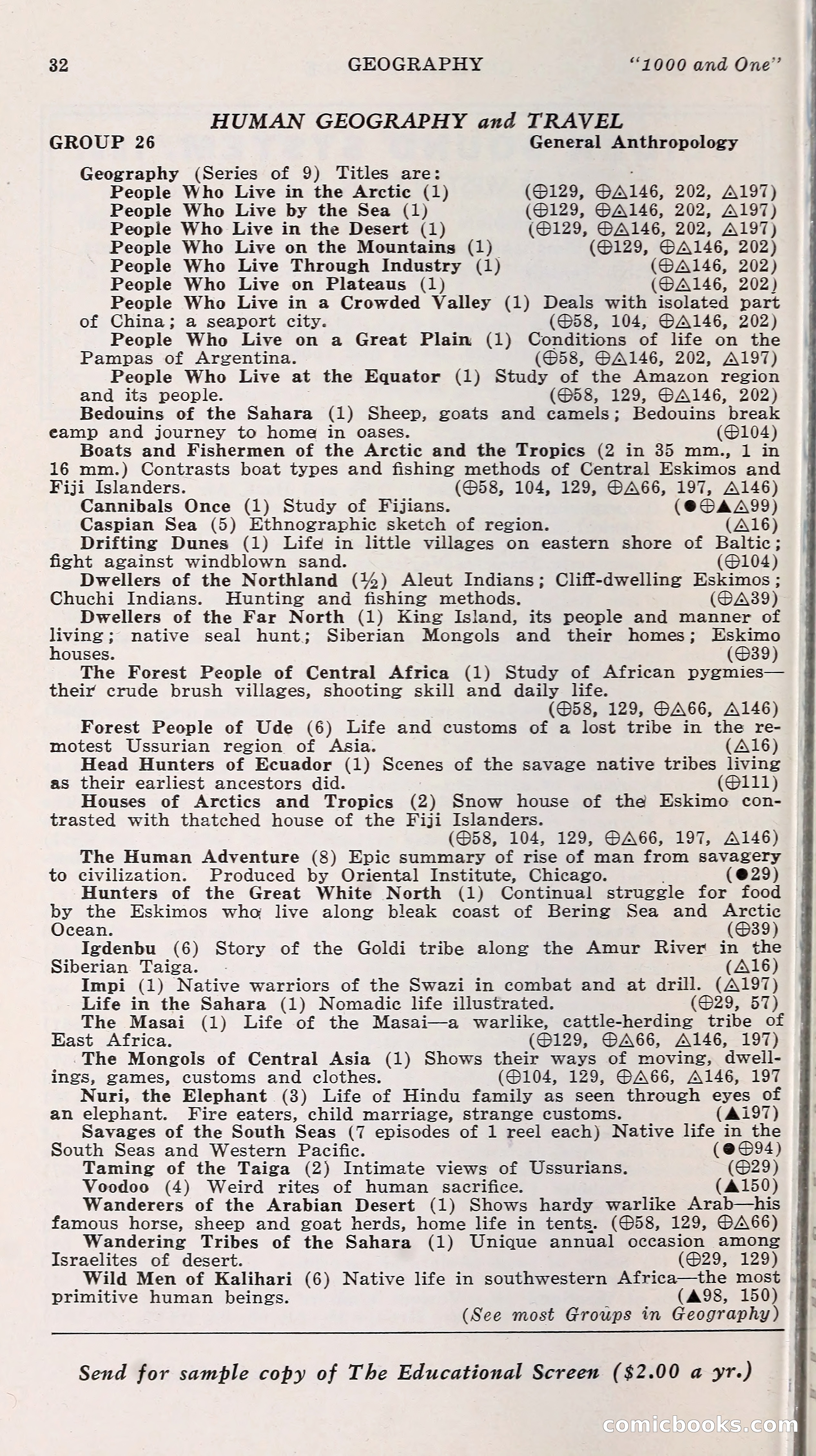 1000 and One: The Blue Book of Non-Theatrical Films — page 41 of 153