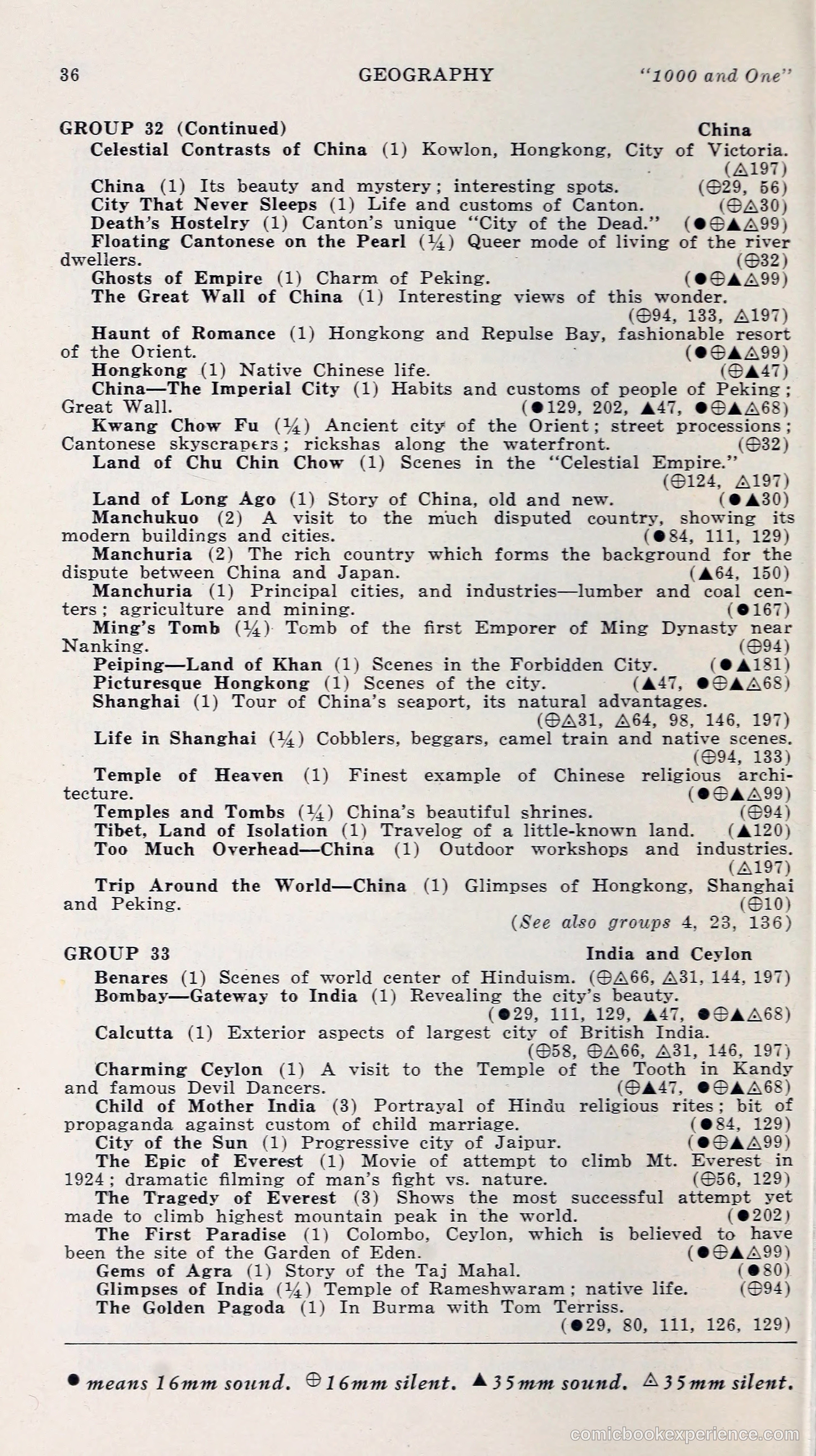 1000 and One: The Blue Book of Non-Theatrical Films — page 45 of 153