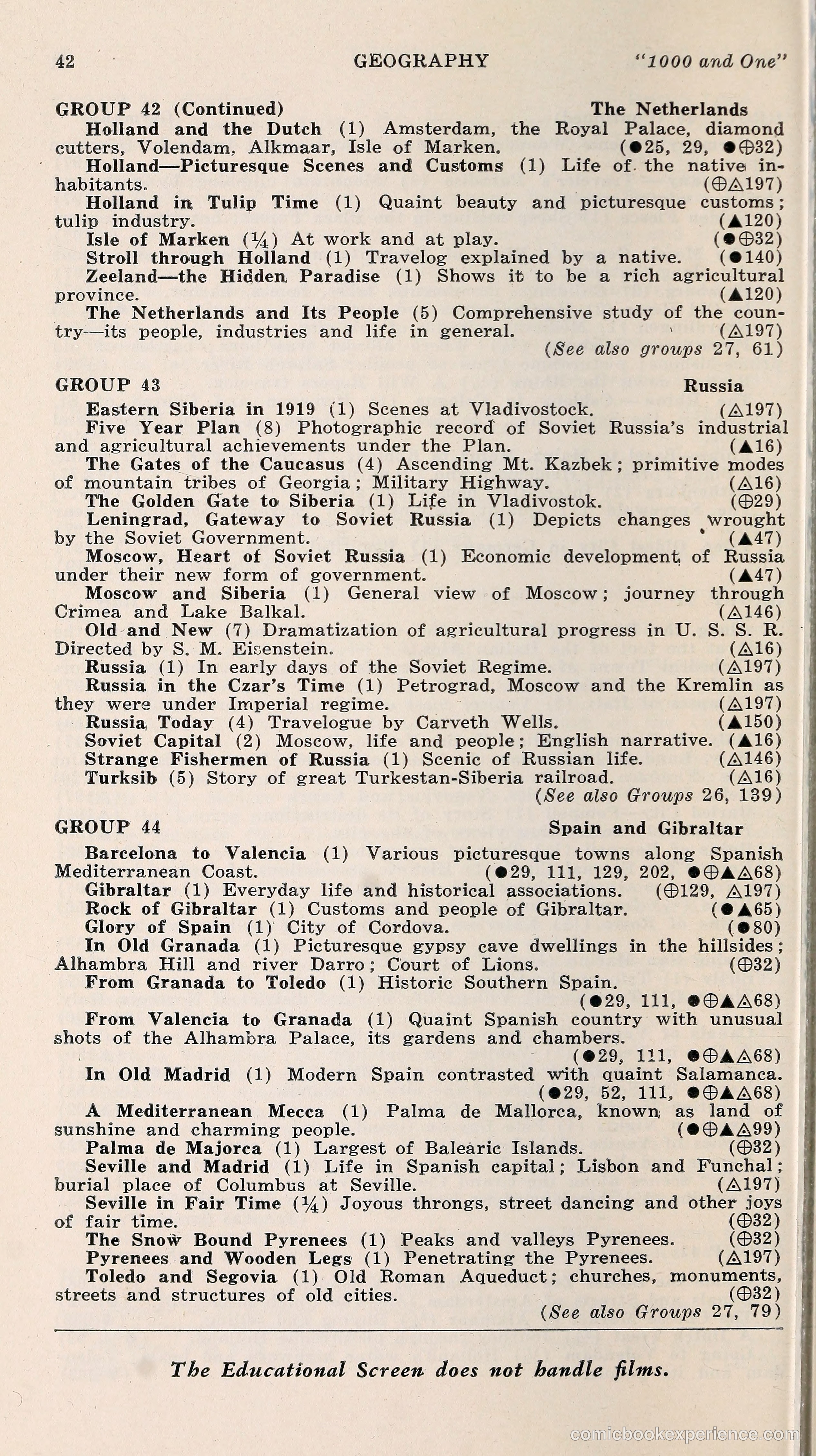 1000 and One: The Blue Book of Non-Theatrical Films — page 51 of 153