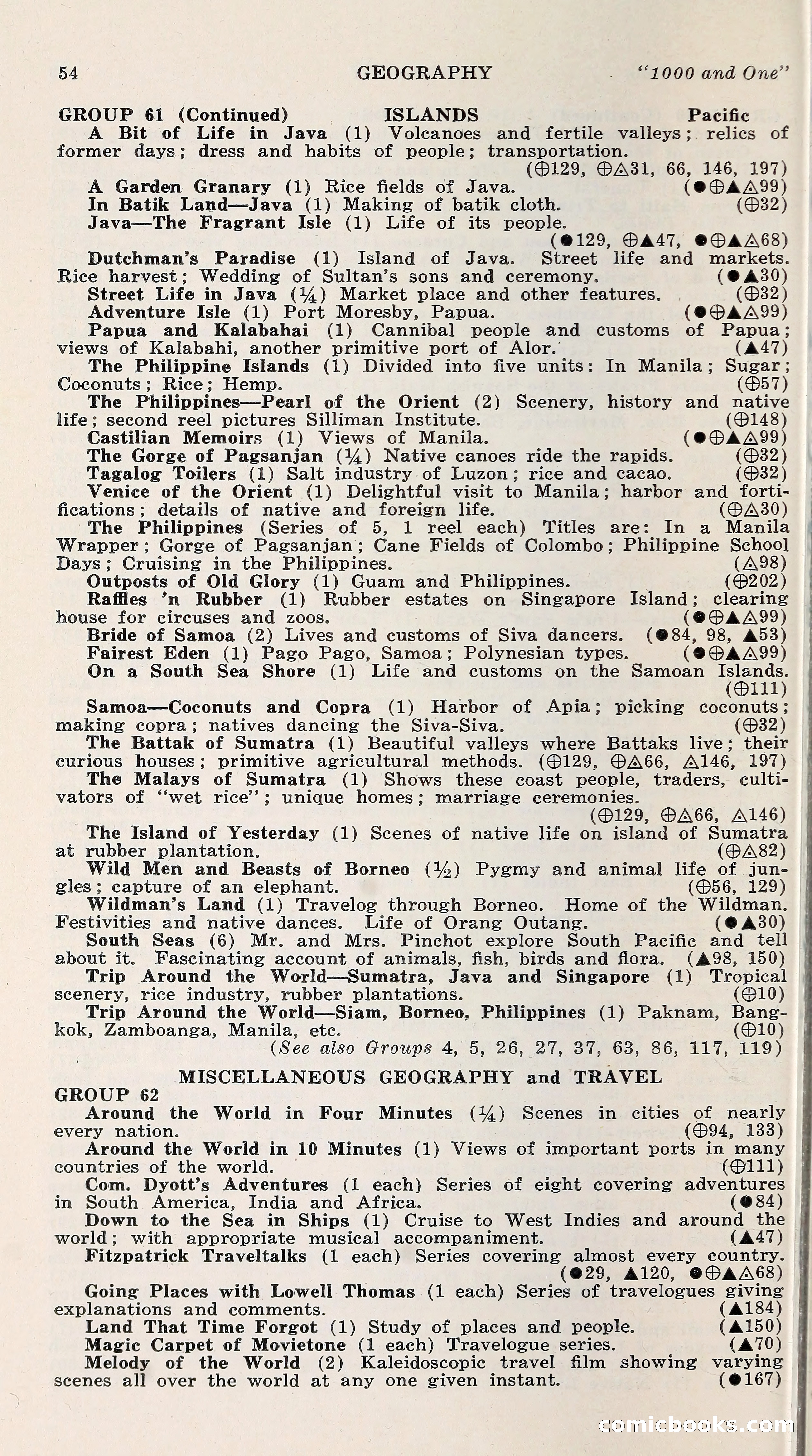 1000 and One: The Blue Book of Non-Theatrical Films — page 63 of 153