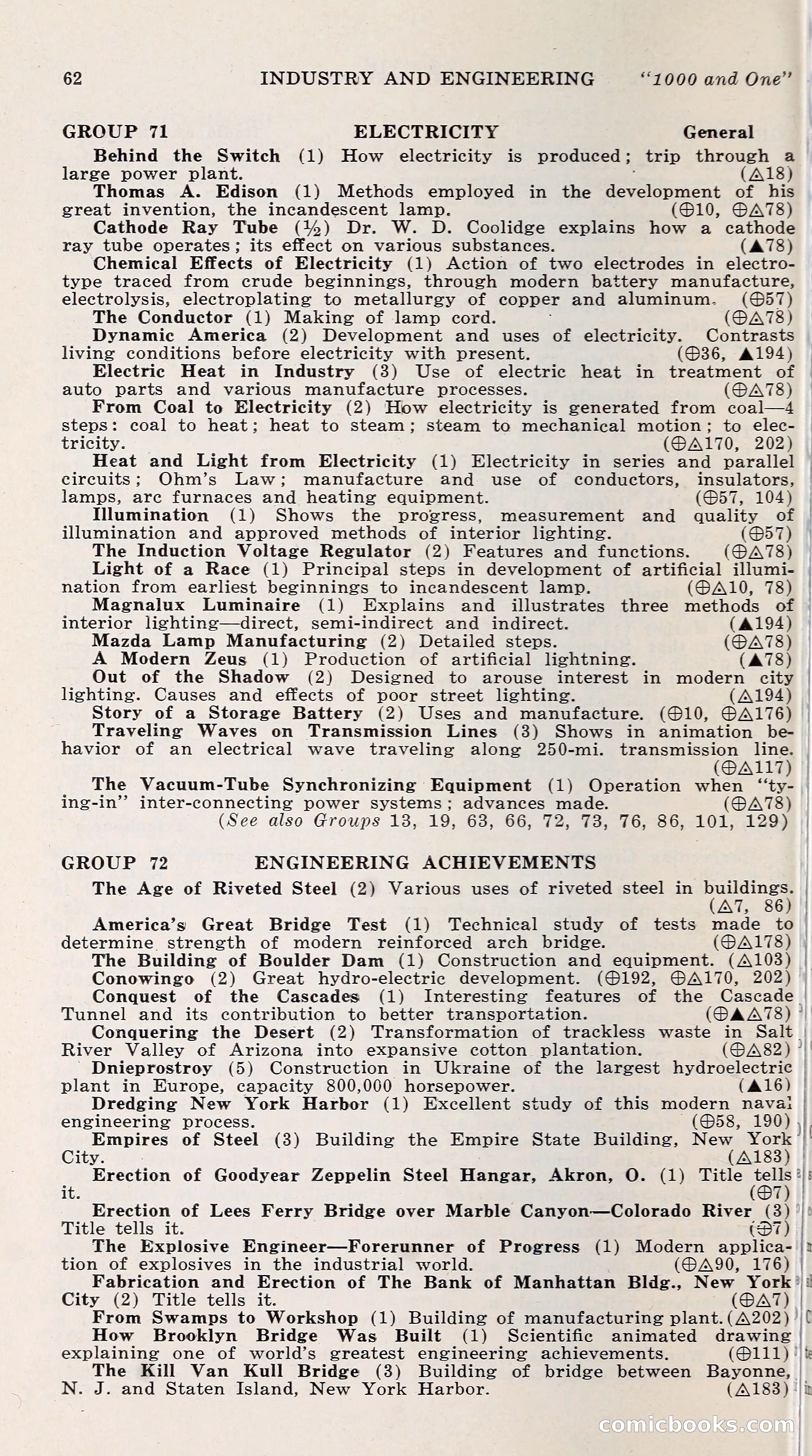 1000 and One: The Blue Book of Non-Theatrical Films — page 71 of 153
