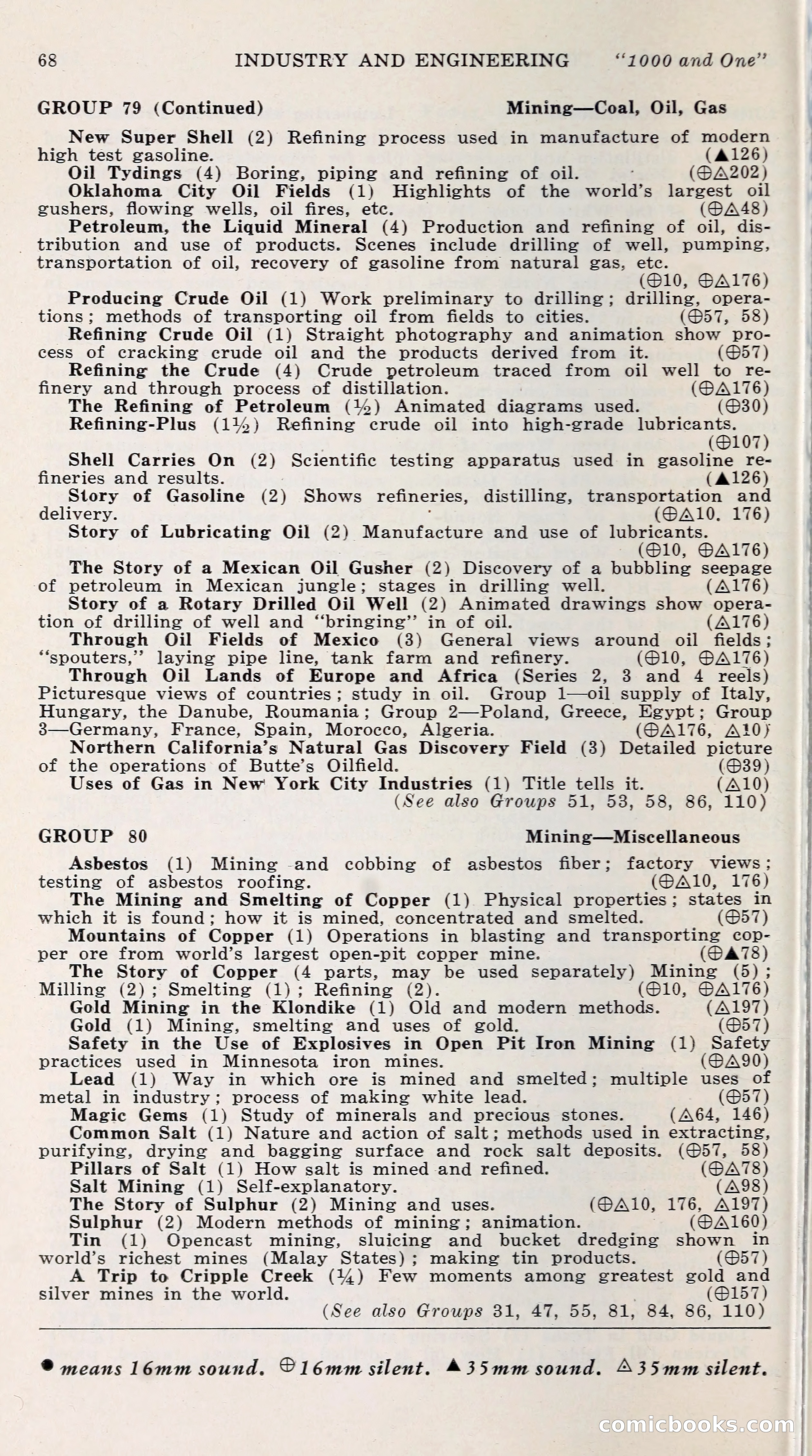 1000 and One: The Blue Book of Non-Theatrical Films — page 77 of 153