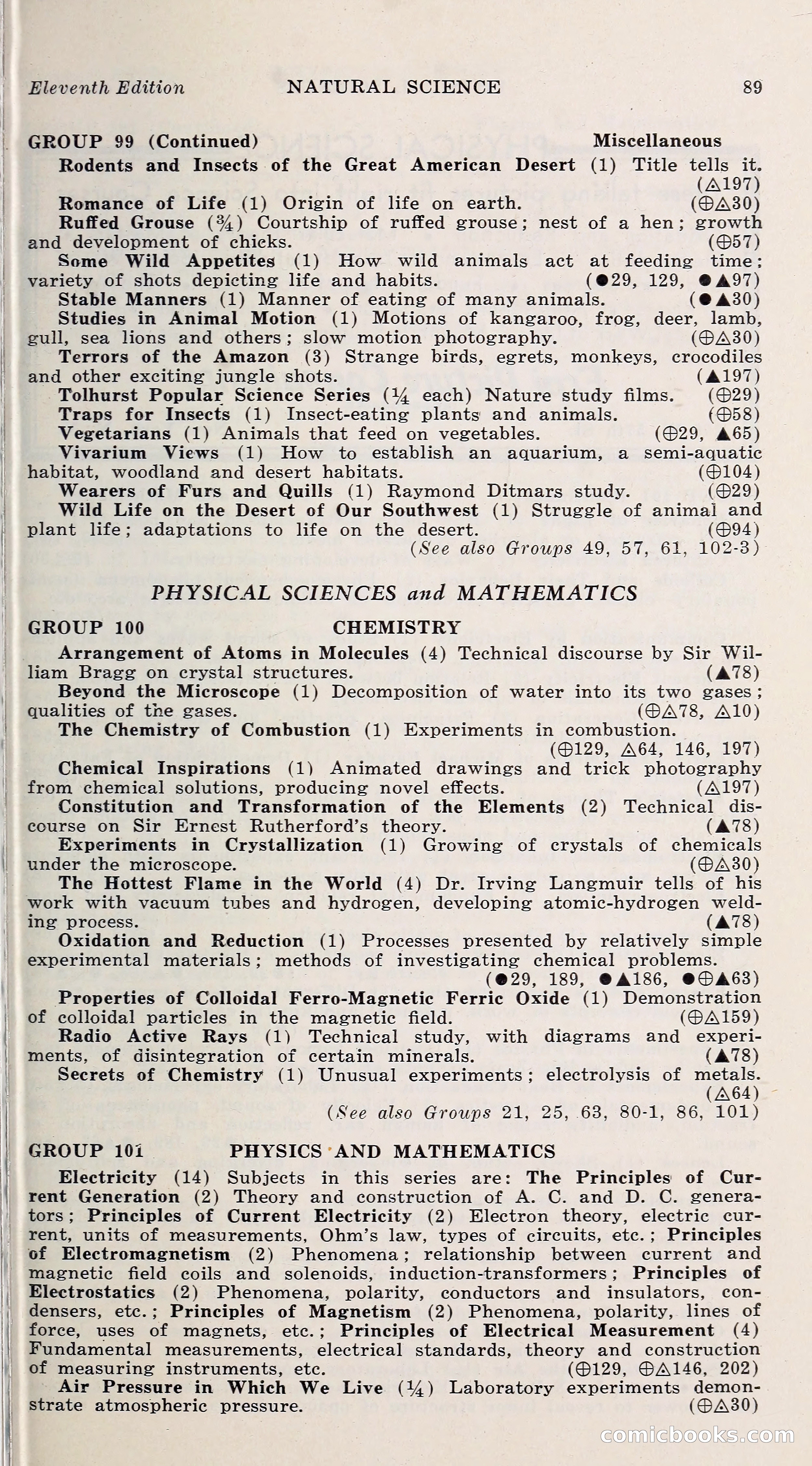 1000 and One: The Blue Book of Non-Theatrical Films — page 98 of 153