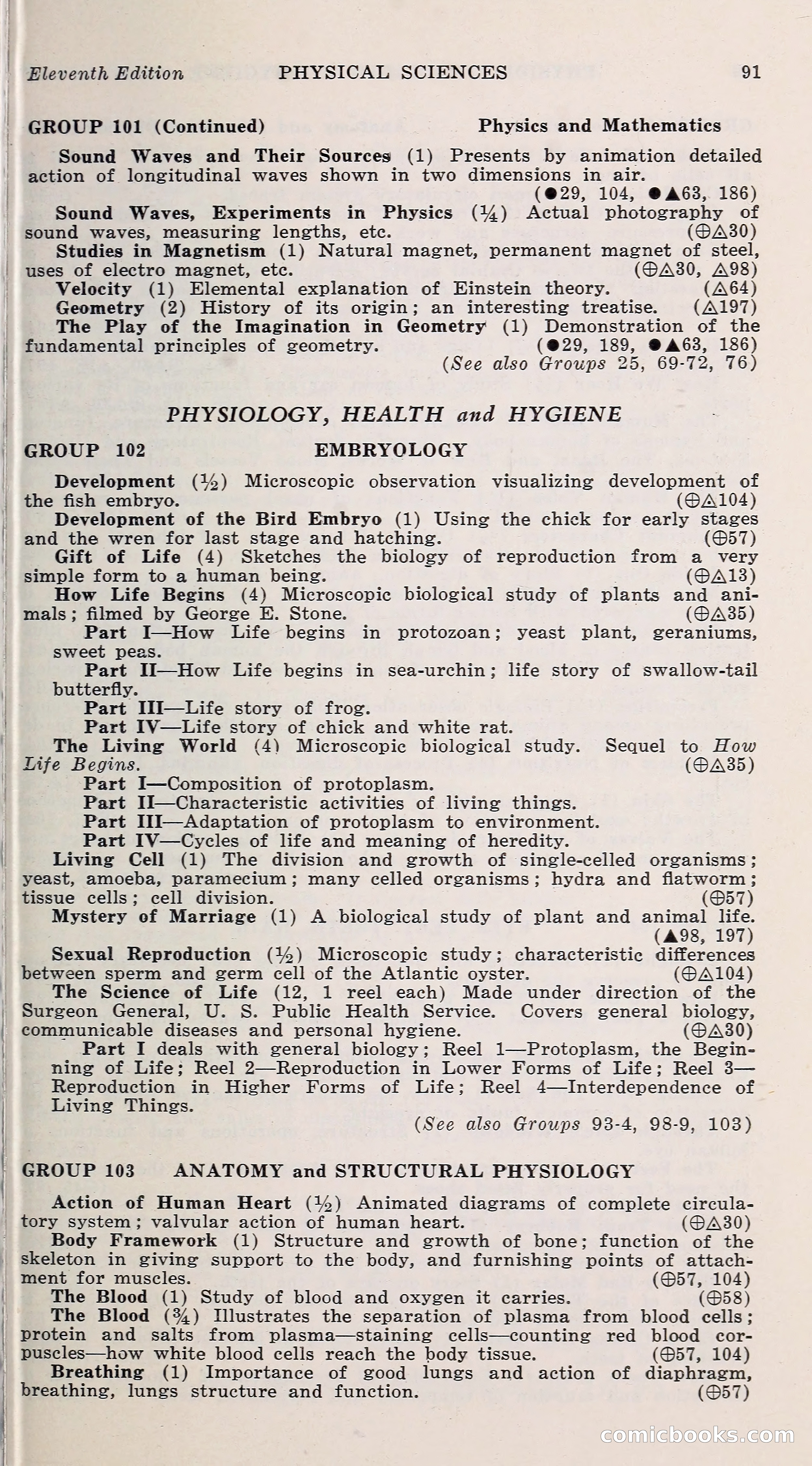 1000 and One: The Blue Book of Non-Theatrical Films — page 100 of 153