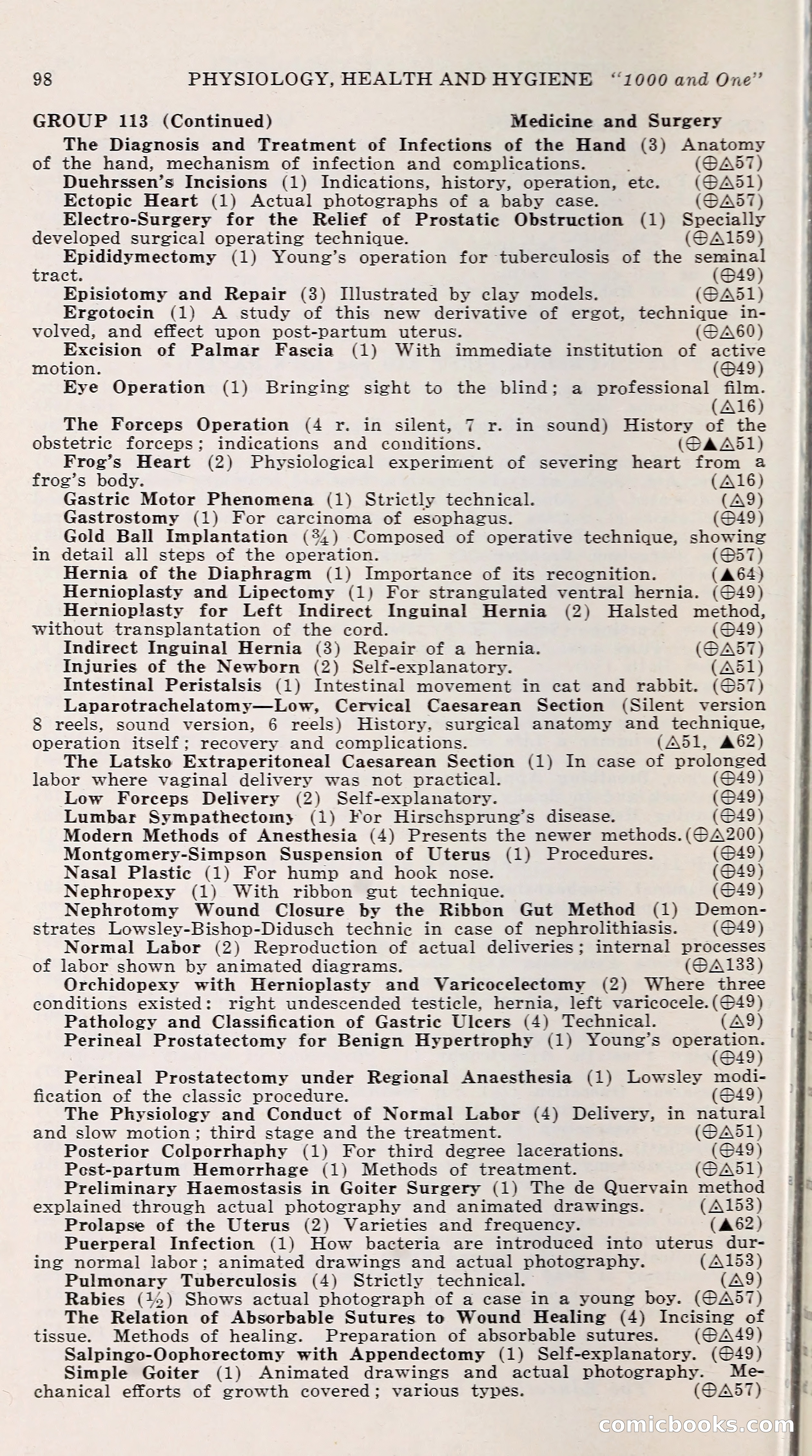 1000 and One: The Blue Book of Non-Theatrical Films — page 107 of 153