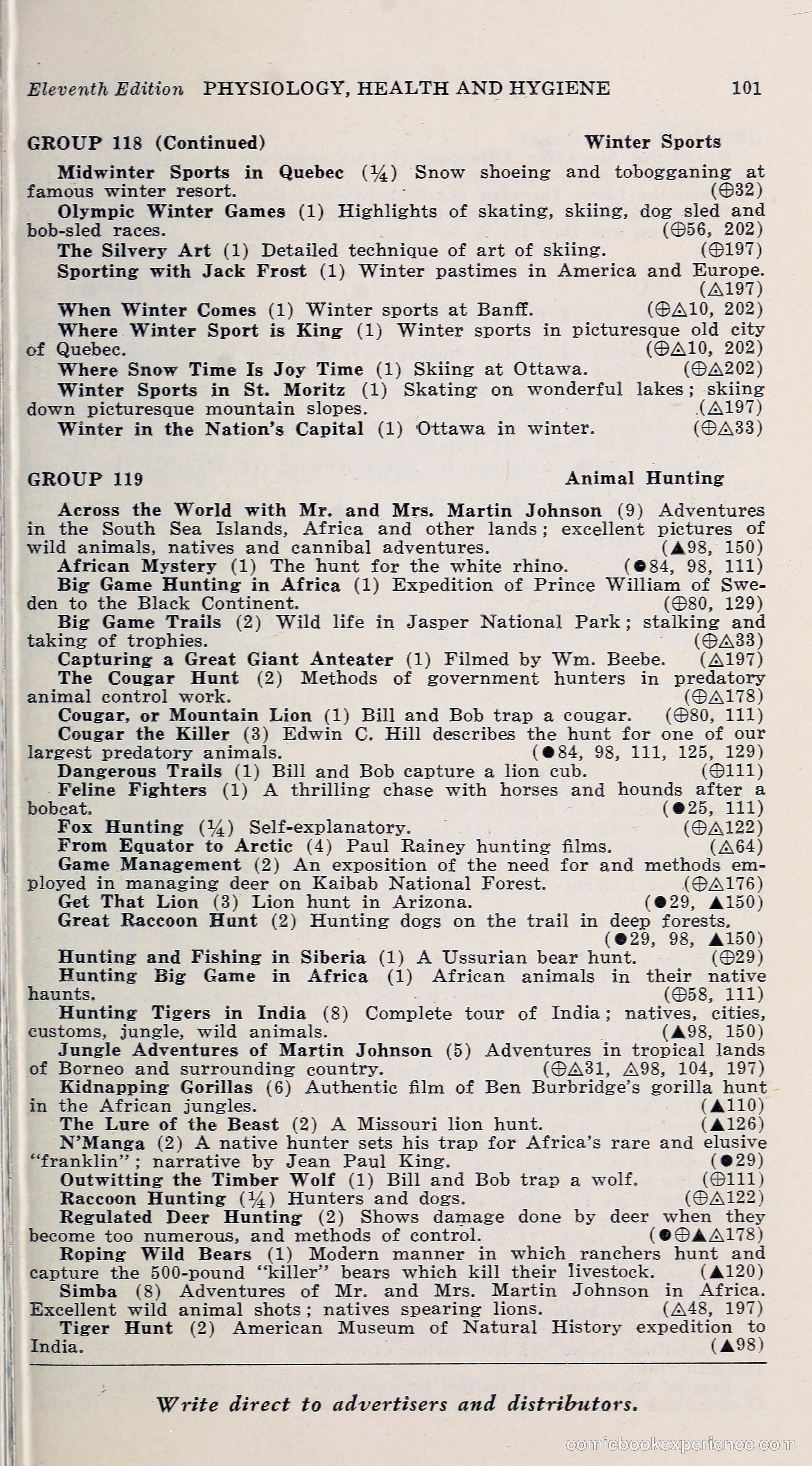 1000 and One: The Blue Book of Non-Theatrical Films — page 110 of 153