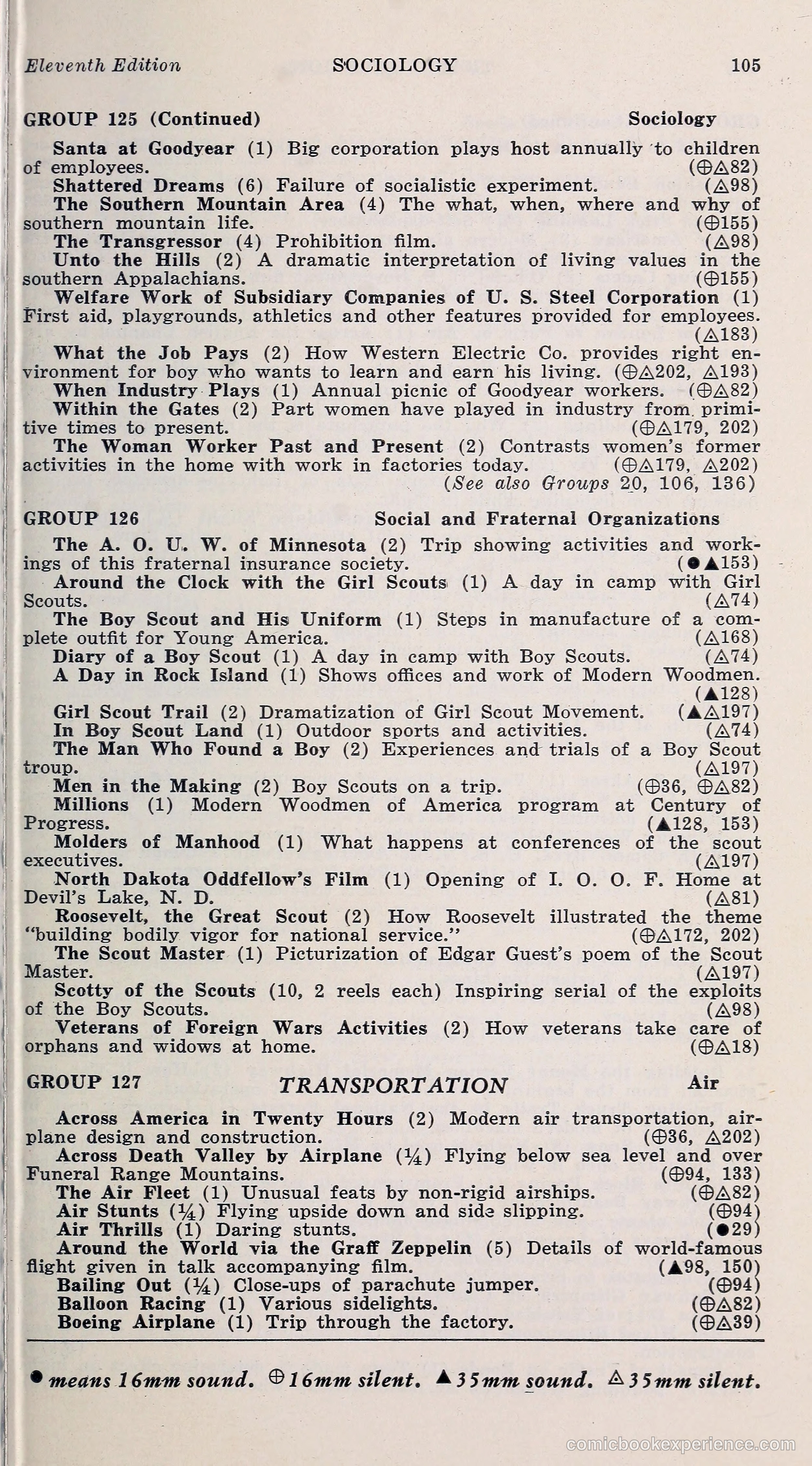 1000 and One: The Blue Book of Non-Theatrical Films — page 114 of 153