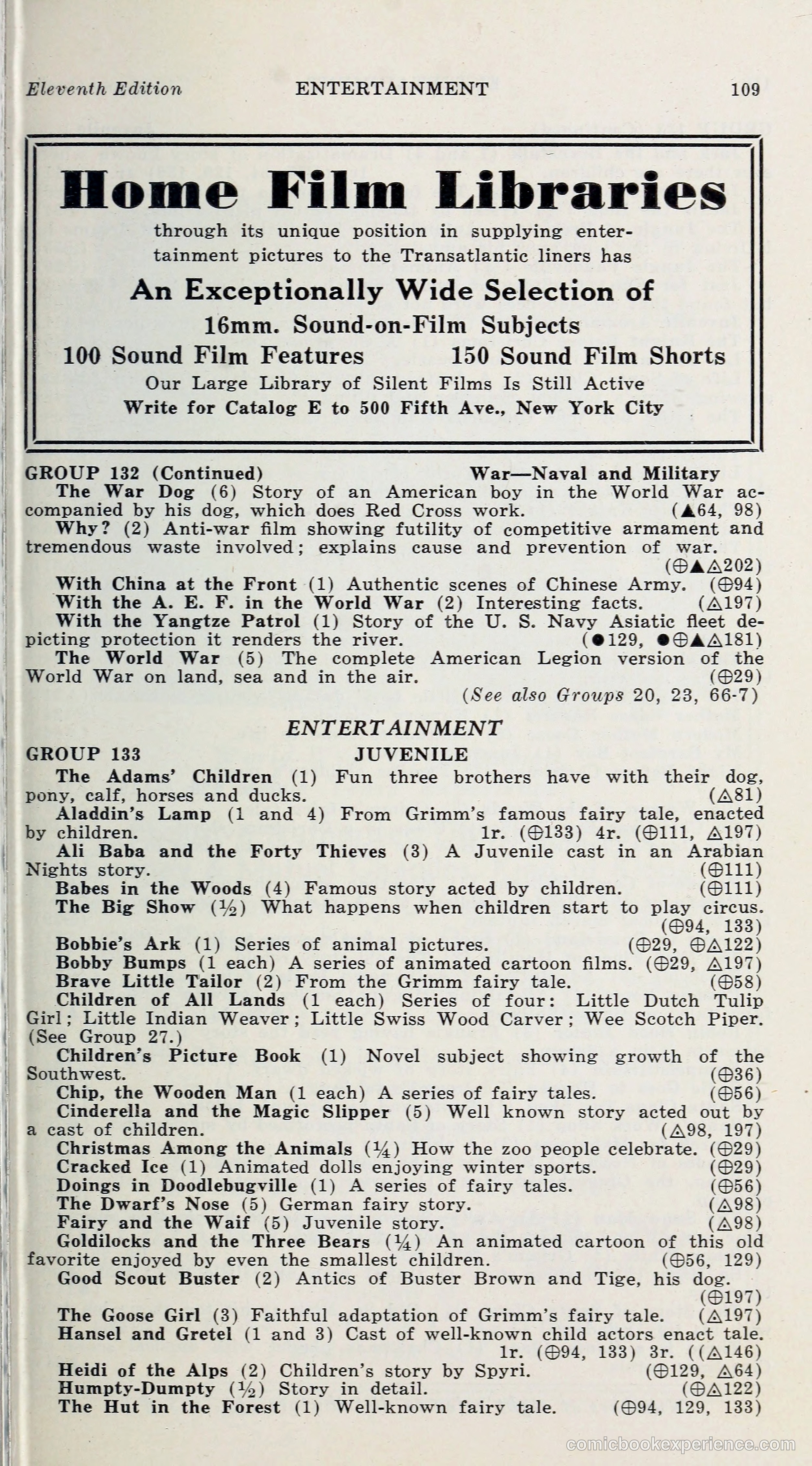1000 and One: The Blue Book of Non-Theatrical Films — page 118 of 153