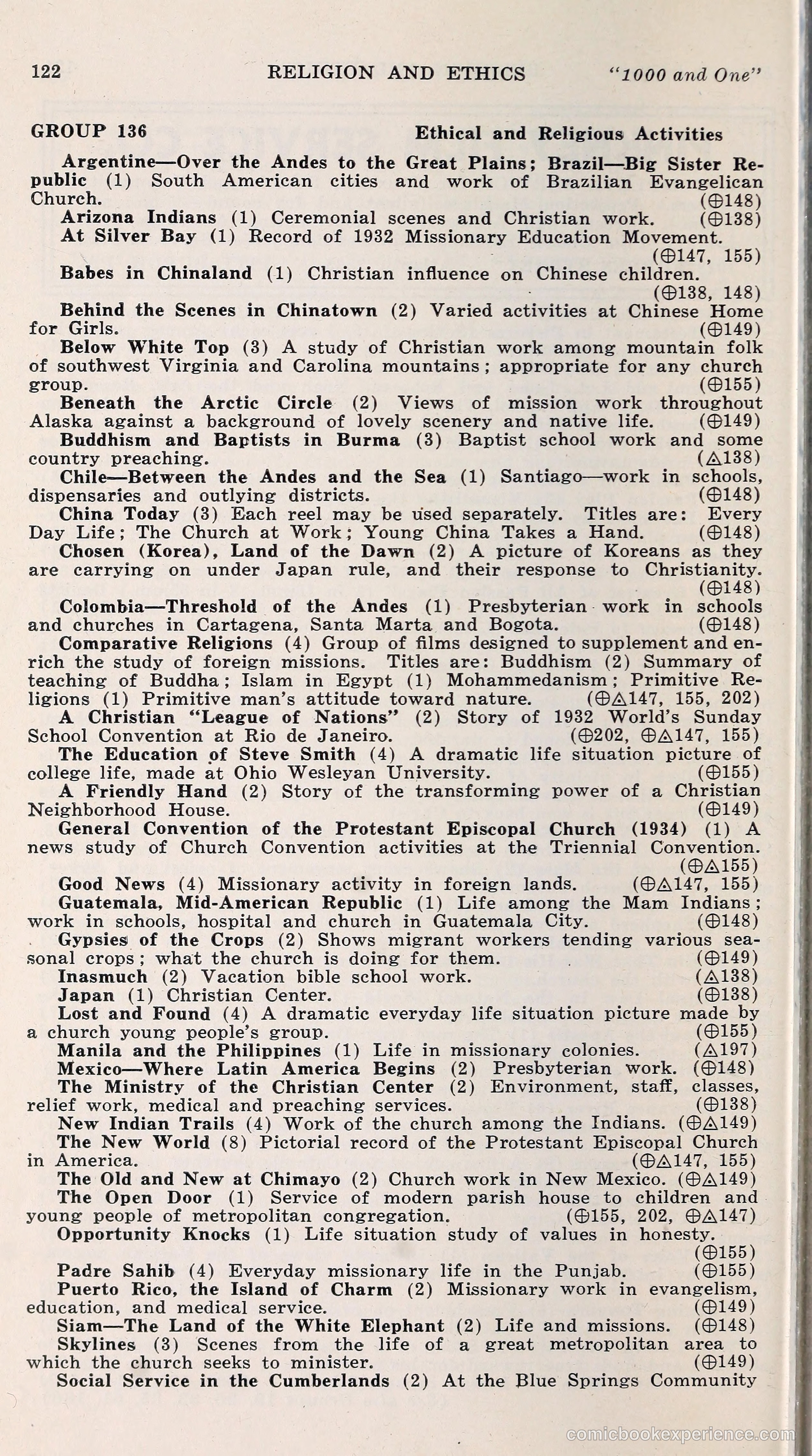 1000 and One: The Blue Book of Non-Theatrical Films — page 131 of 153