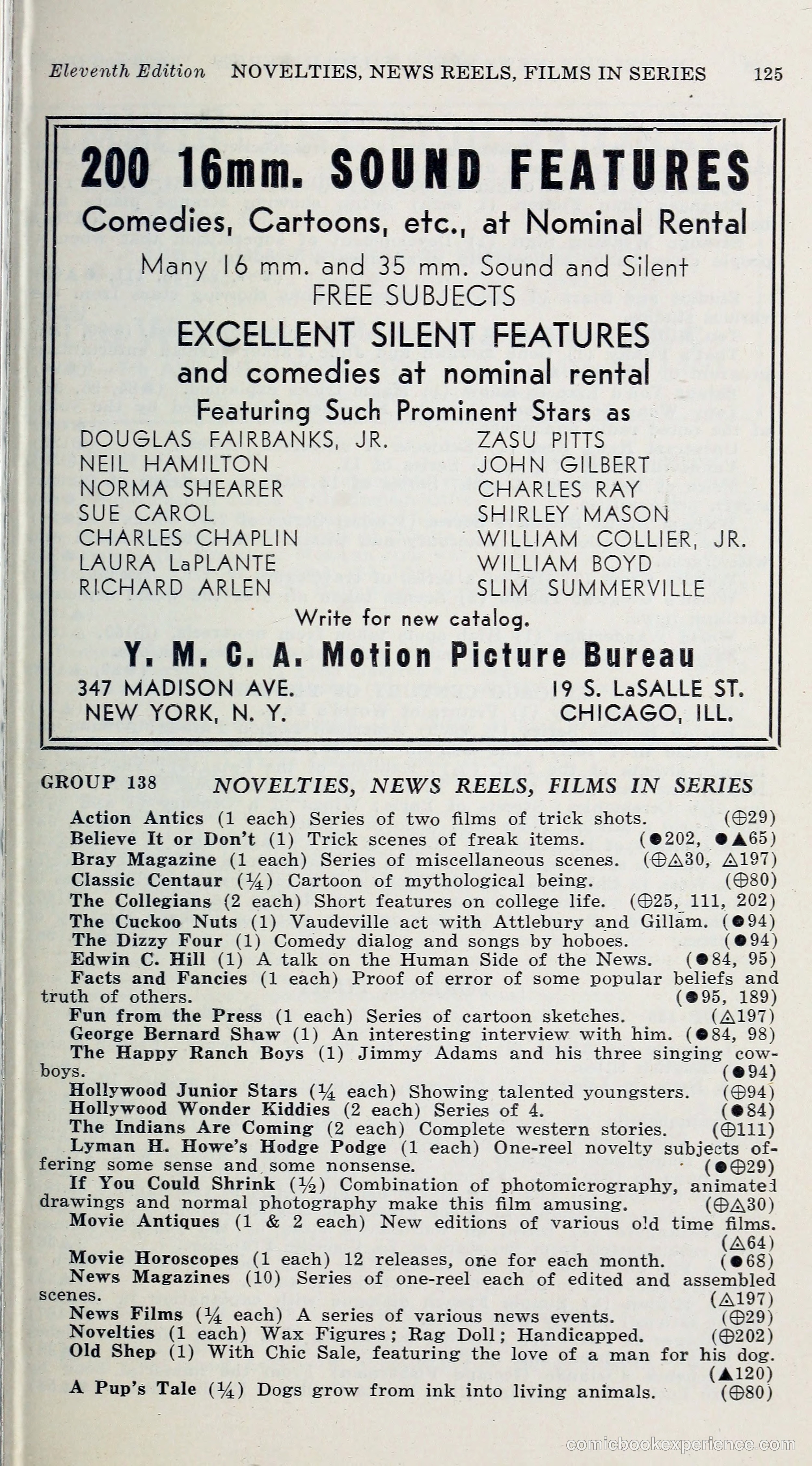 1000 and One: The Blue Book of Non-Theatrical Films — page 134 of 153