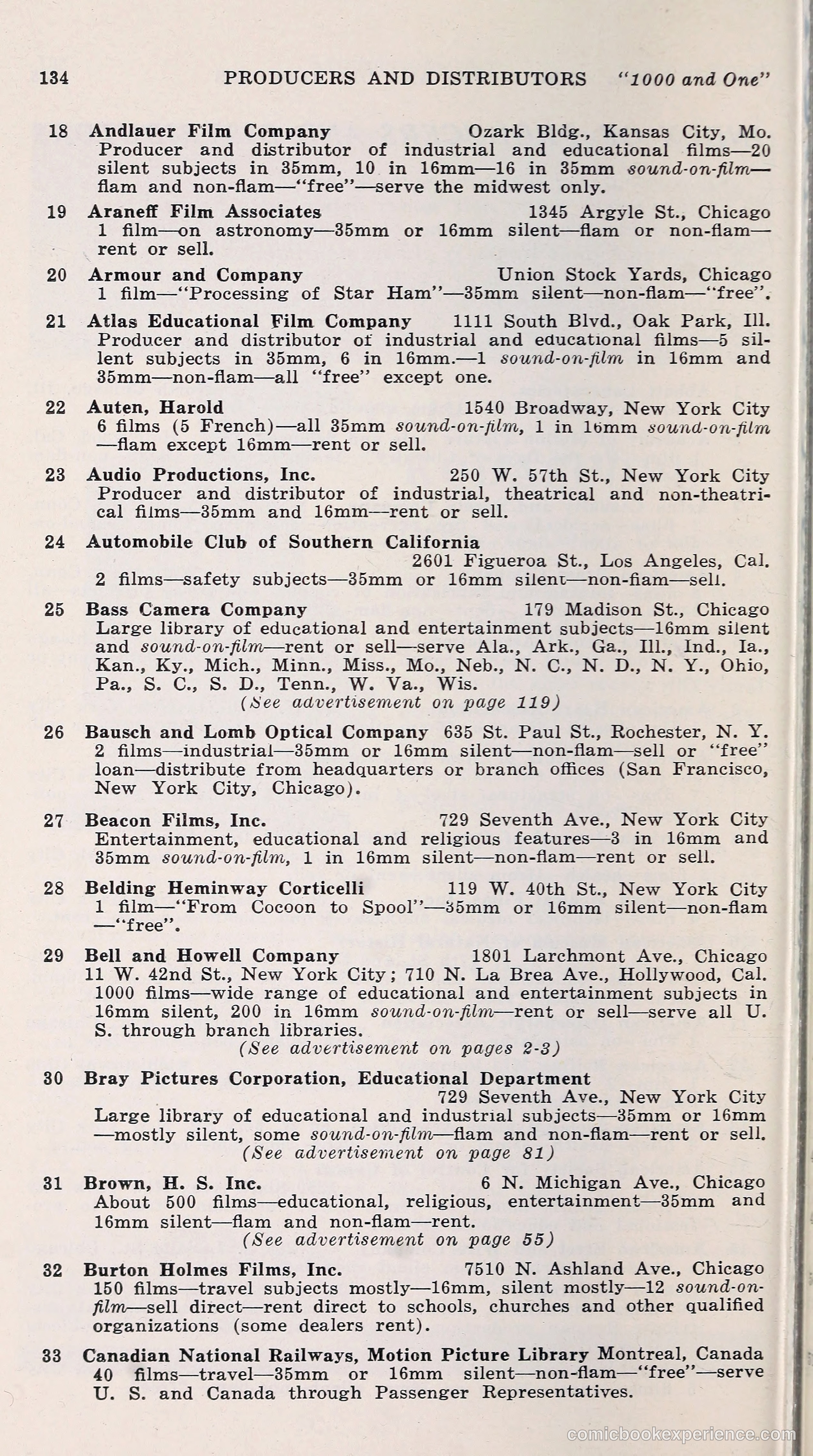 1000 and One: The Blue Book of Non-Theatrical Films — page 143 of 153