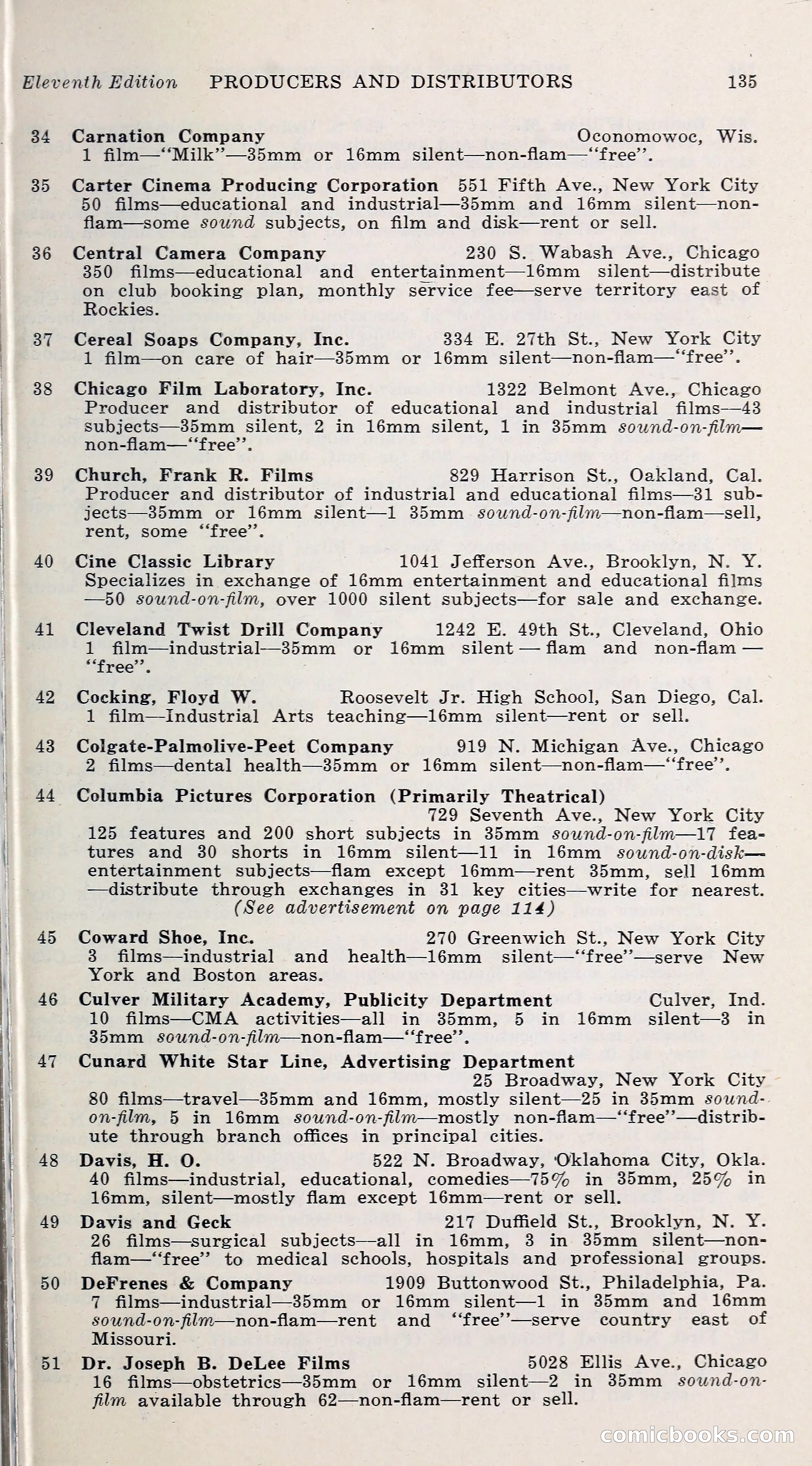 1000 and One: The Blue Book of Non-Theatrical Films — page 144 of 153