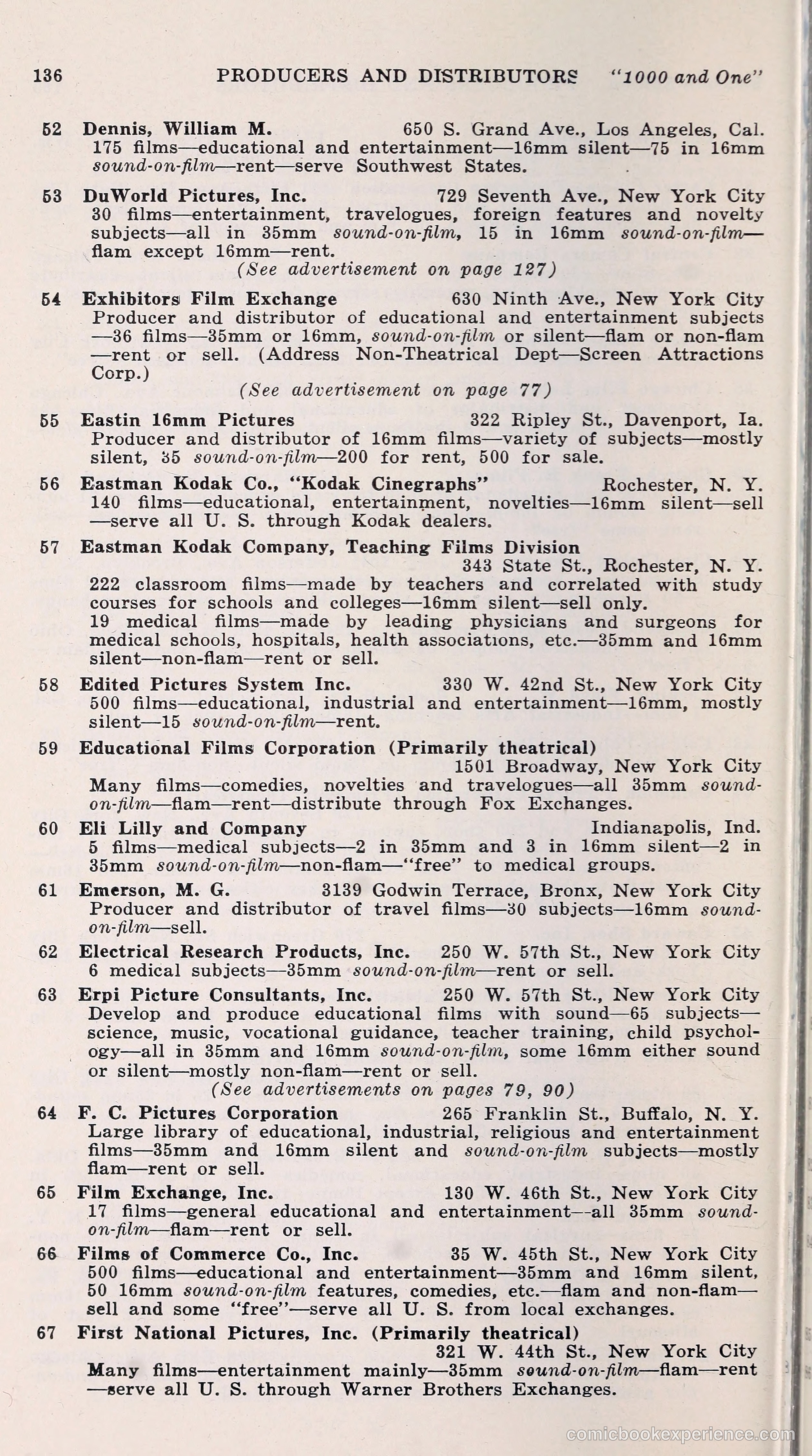 1000 and One: The Blue Book of Non-Theatrical Films — page 145 of 153