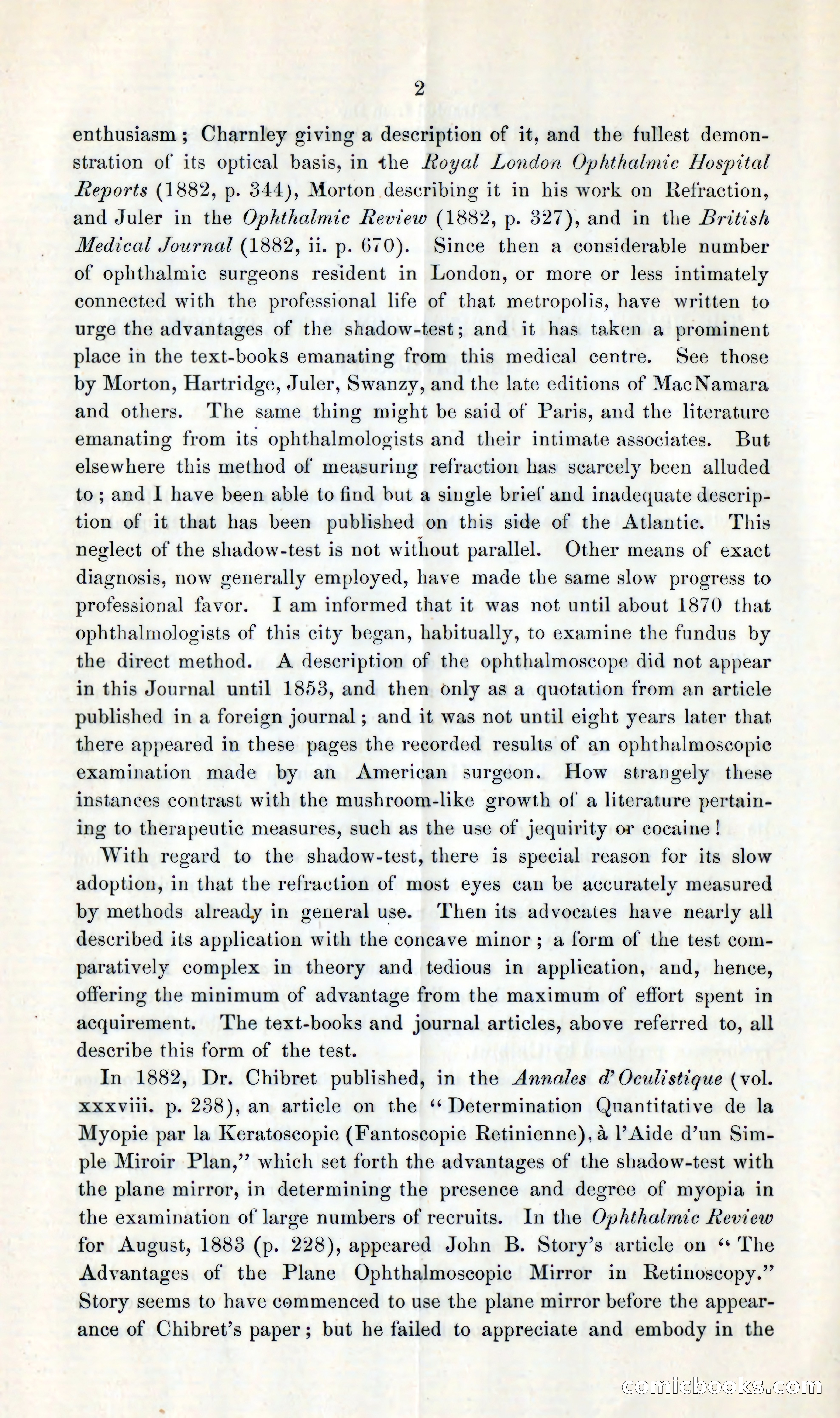 The Measurement of Refraction by the Shadow-Test, or Retinoscopy — page 4 of 12