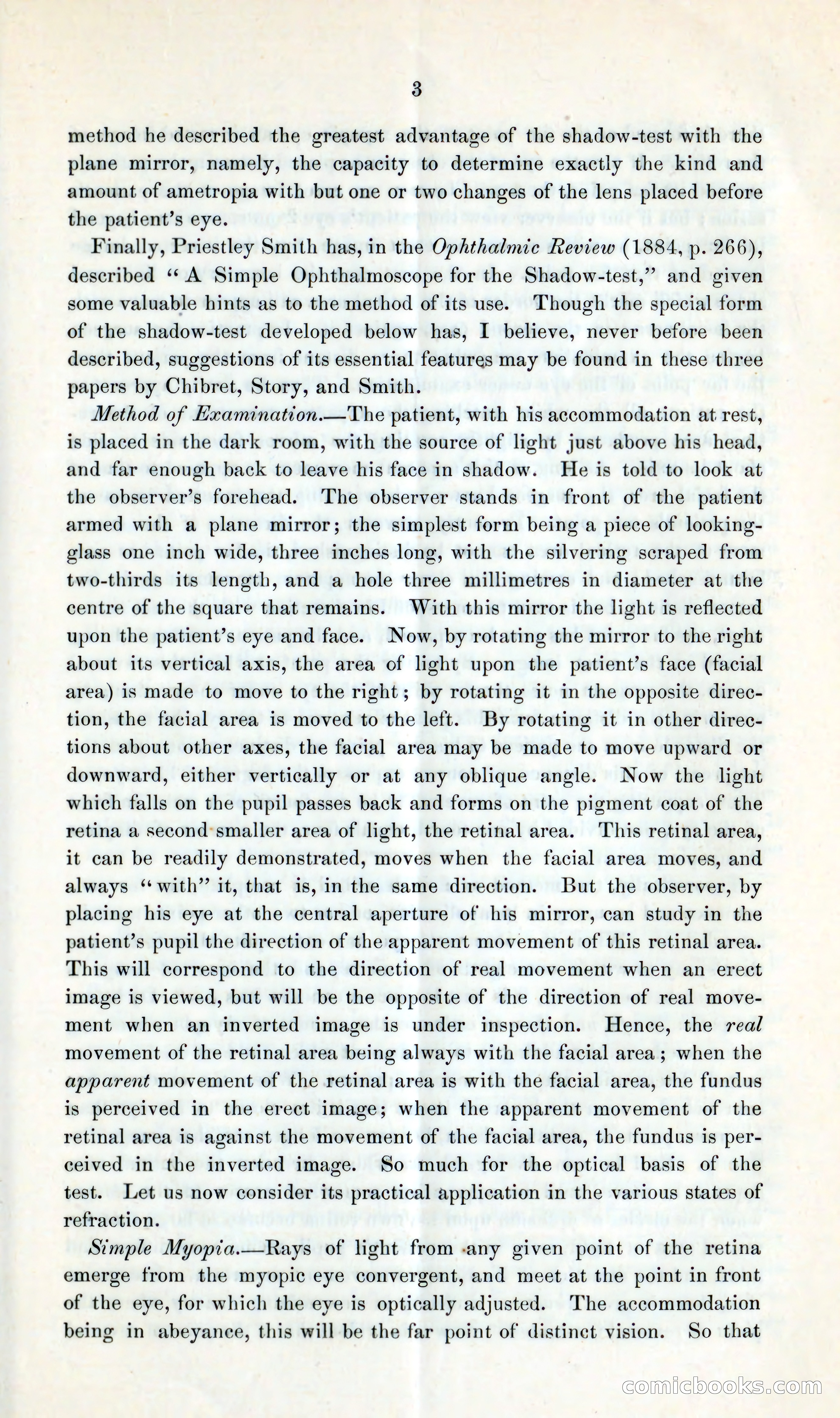 The Measurement of Refraction by the Shadow-Test, or Retinoscopy — page 5 of 12