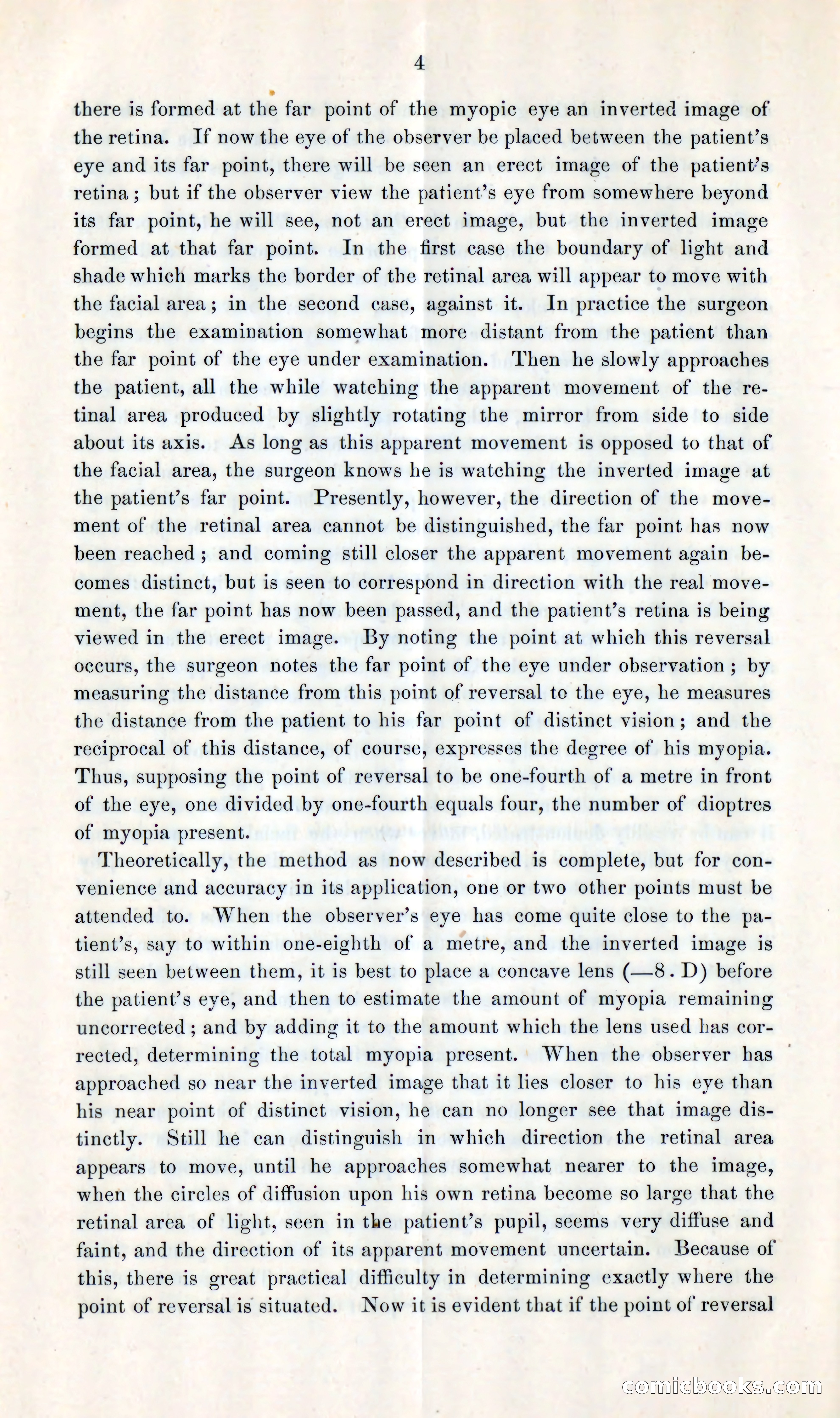 The Measurement of Refraction by the Shadow-Test, or Retinoscopy — page 6 of 12