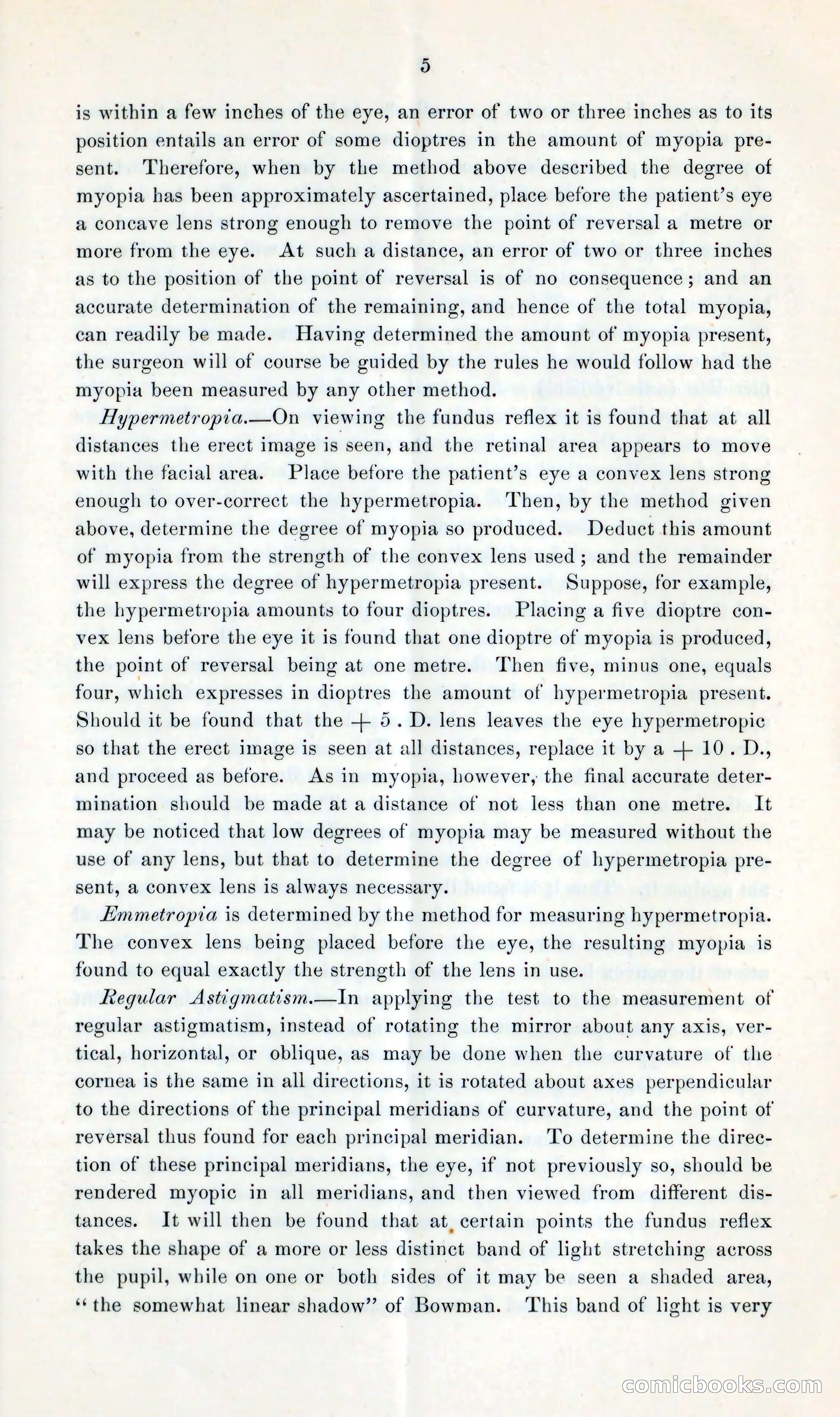 The Measurement of Refraction by the Shadow-Test, or Retinoscopy — page 7 of 12
