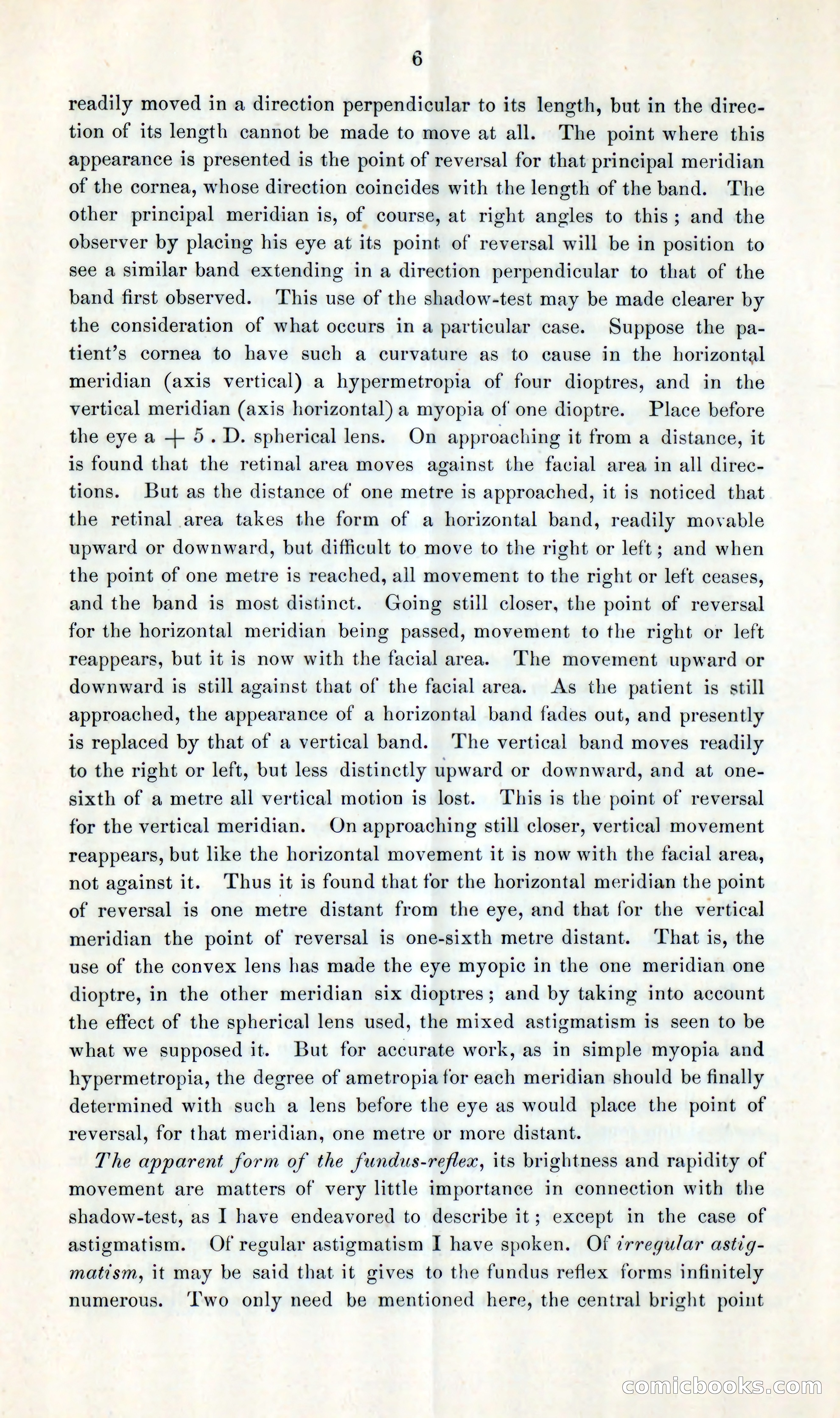 The Measurement of Refraction by the Shadow-Test, or Retinoscopy — page 8 of 12