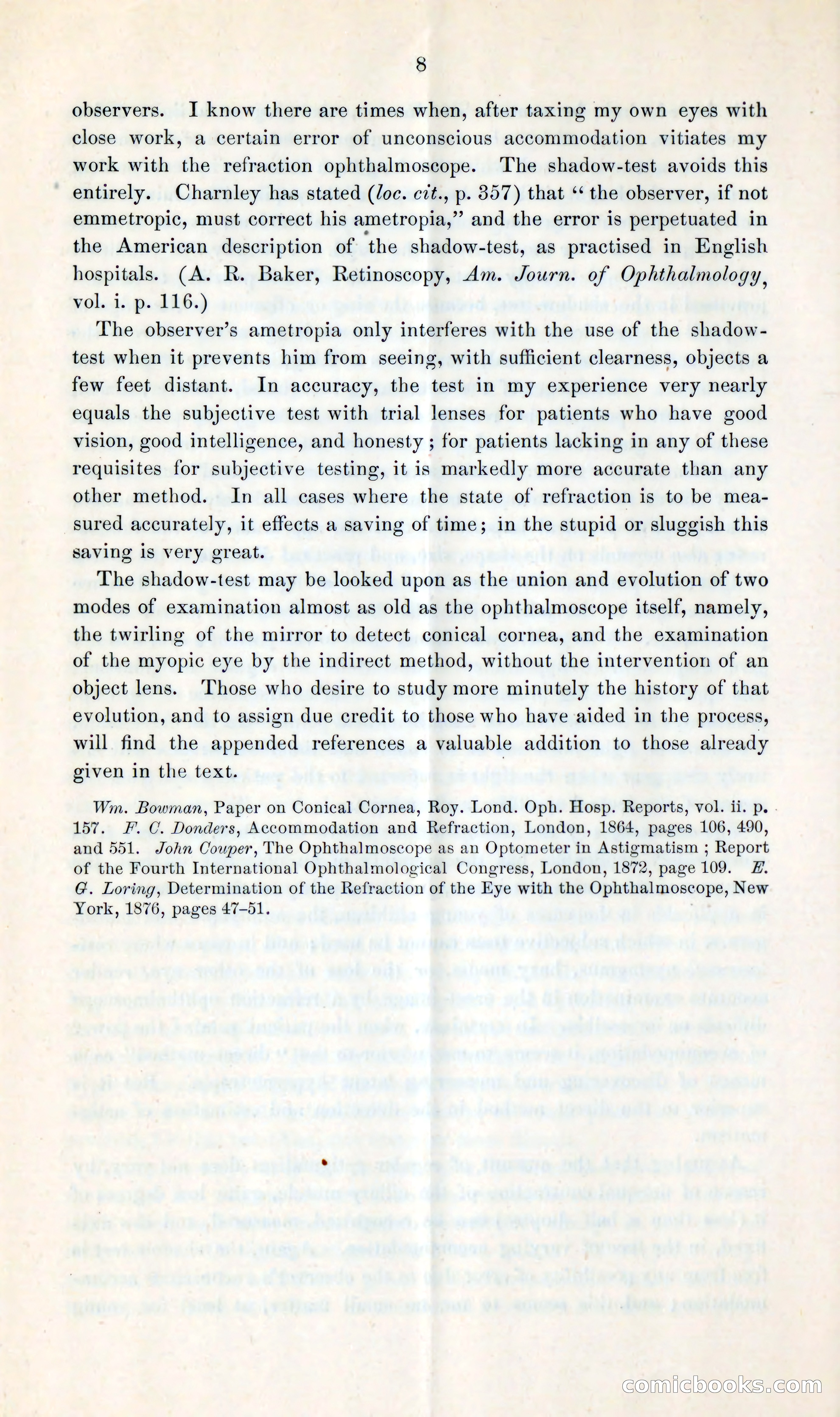 The Measurement of Refraction by the Shadow-Test, or Retinoscopy — page 10 of 12