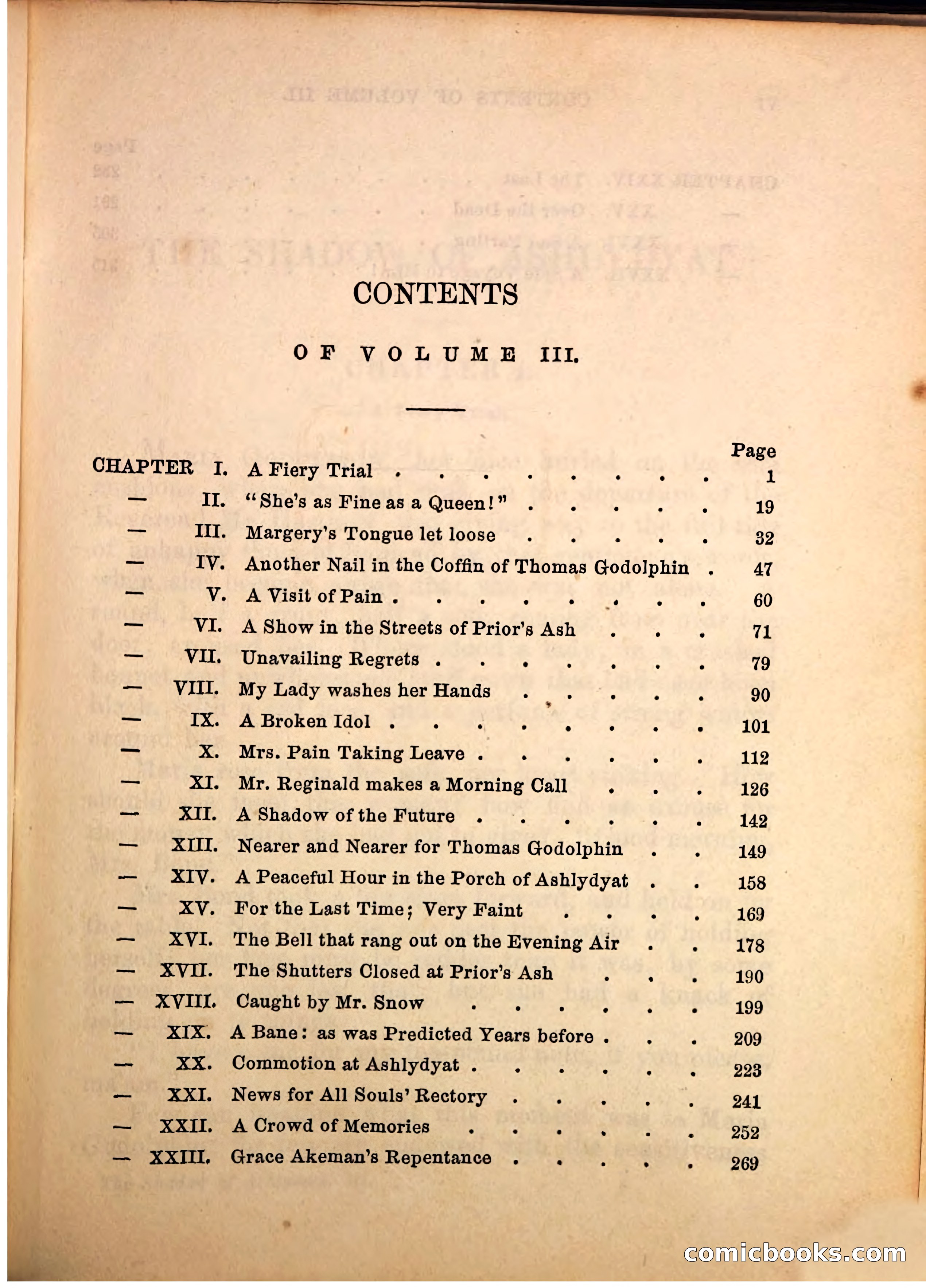 The Shadow of Ashlydyat, Vol. III — page 5 of 335