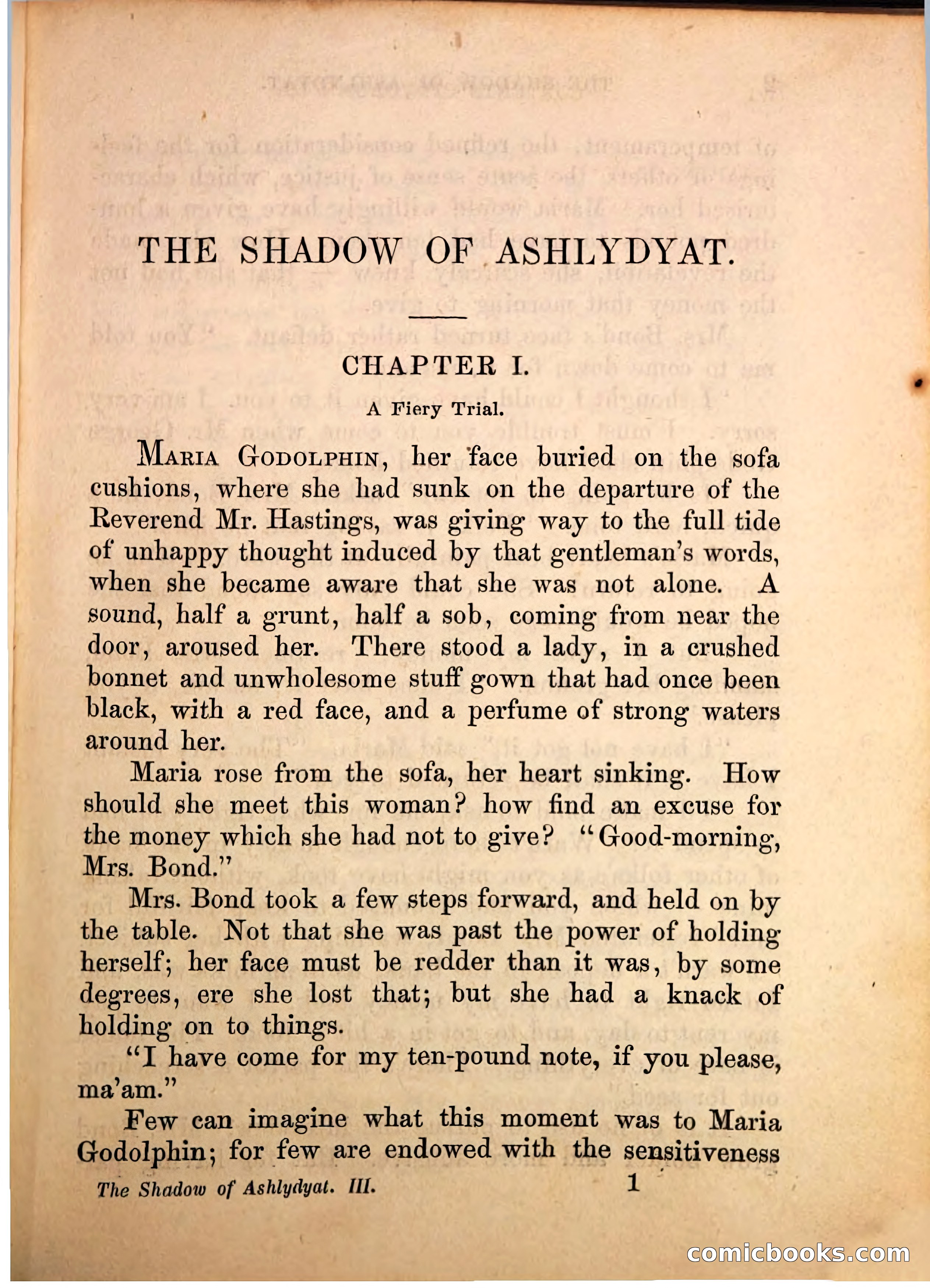 The Shadow of Ashlydyat, Vol. III — page 7 of 335