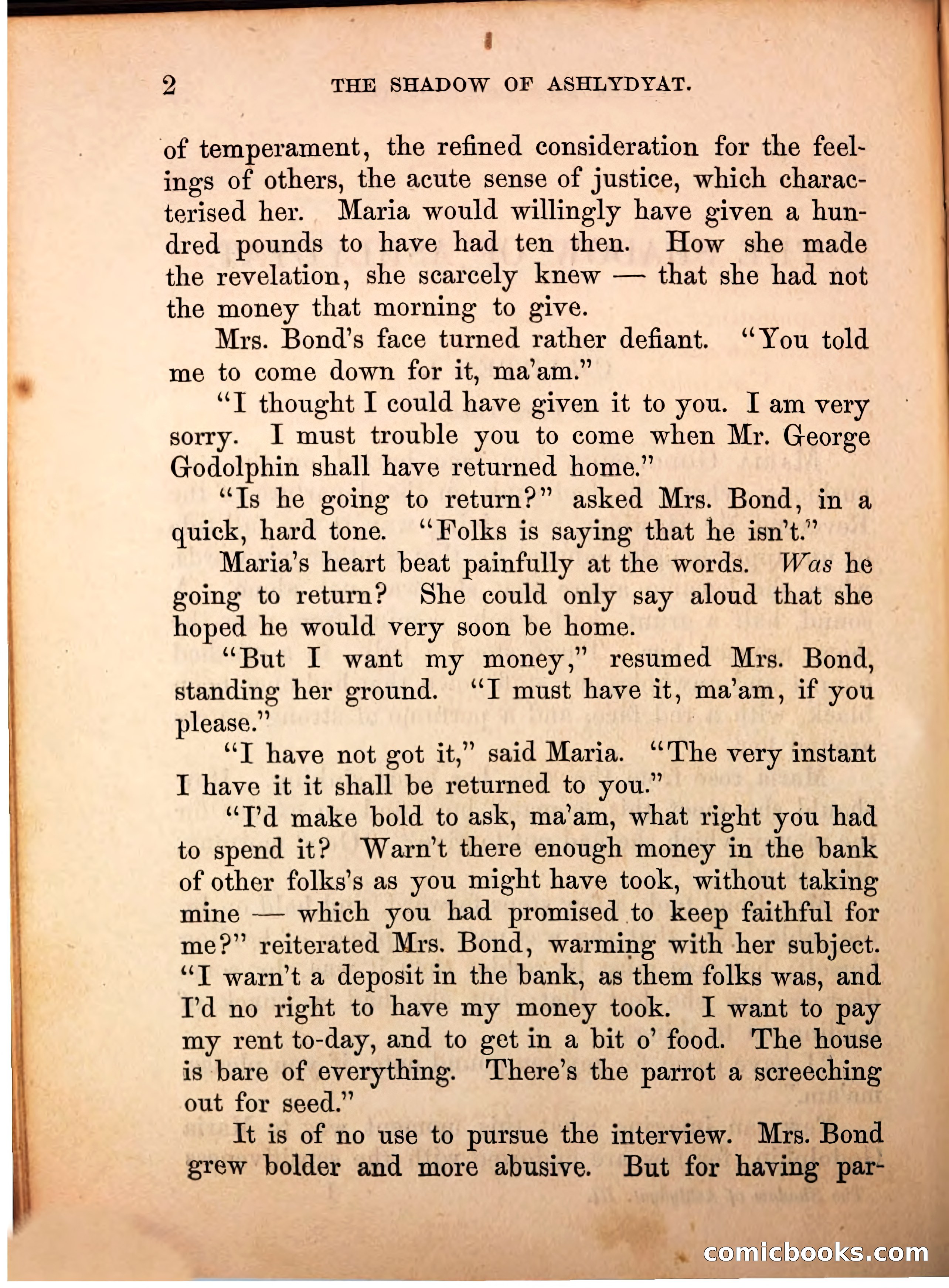 The Shadow of Ashlydyat, Vol. III — page 8 of 335