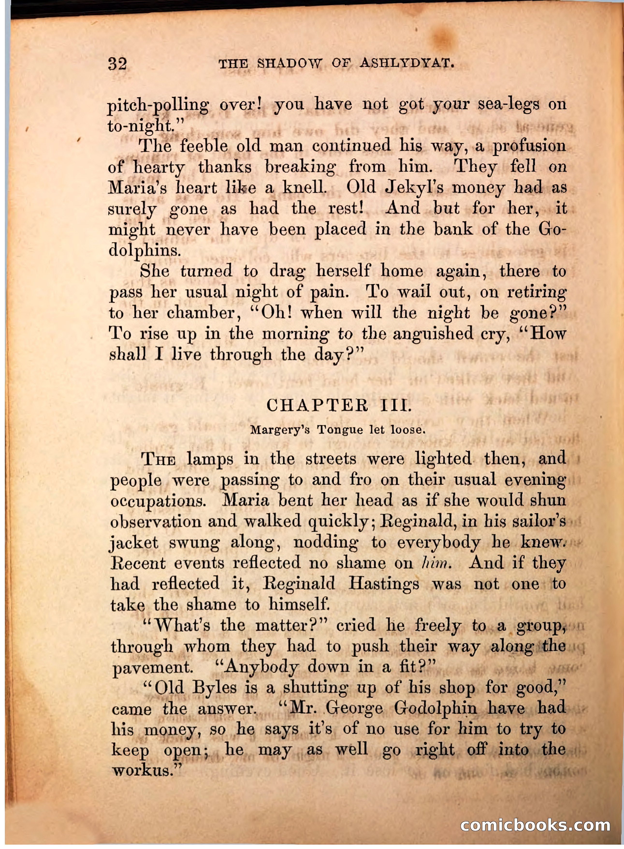 The Shadow of Ashlydyat, Vol. III — page 38 of 335