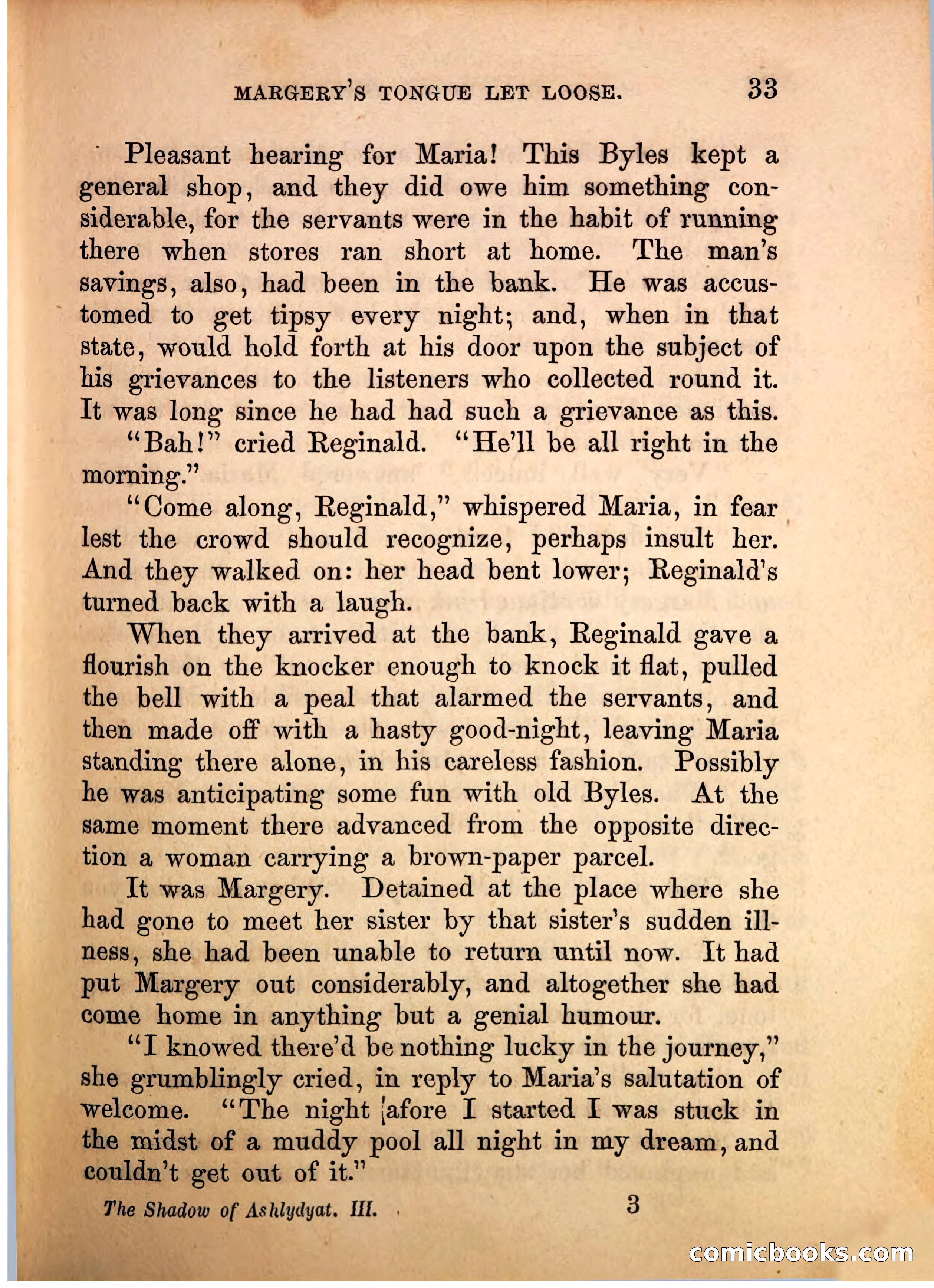 The Shadow of Ashlydyat, Vol. III — page 39 of 335