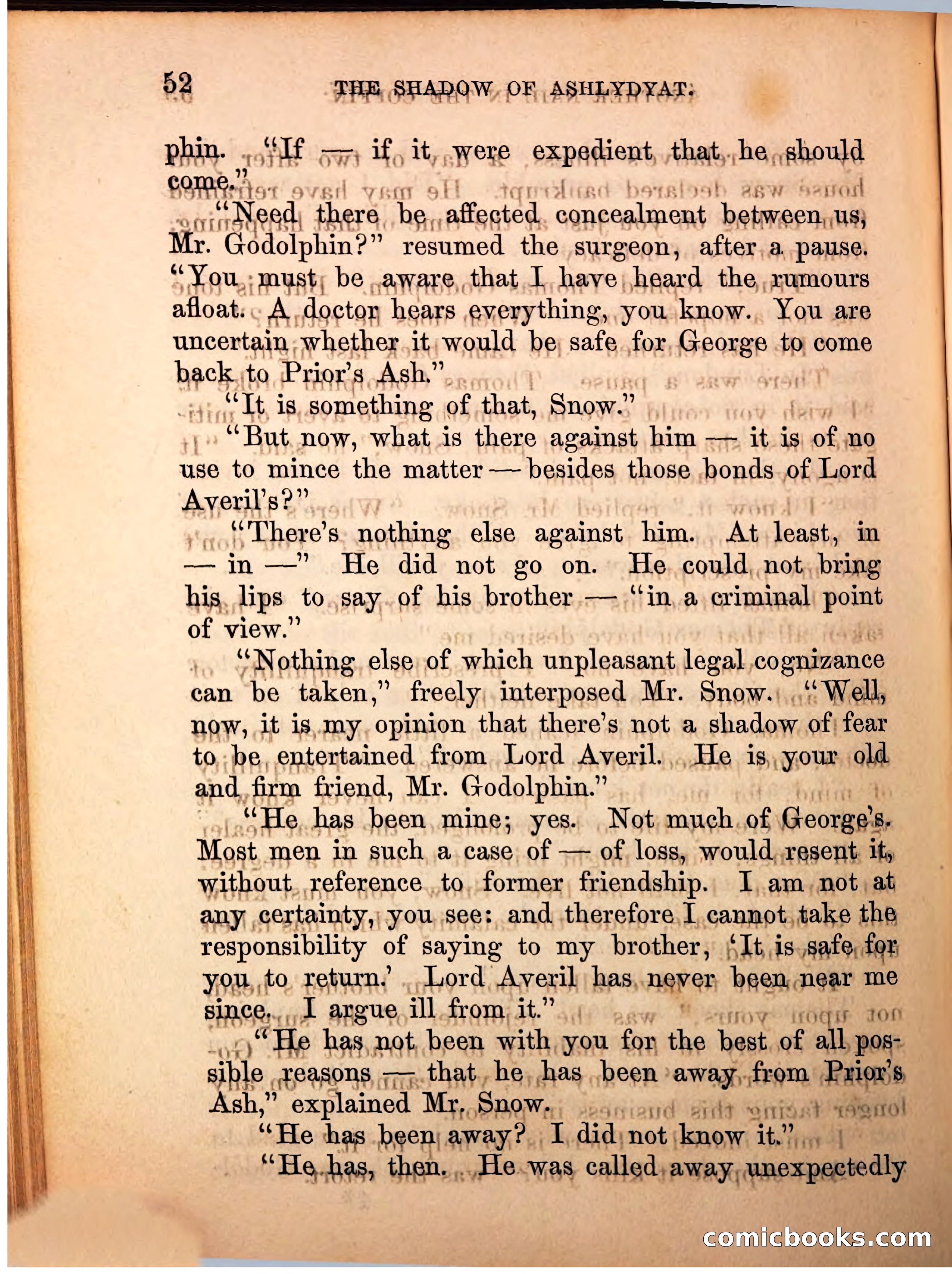 The Shadow of Ashlydyat, Vol. III — page 58 of 335