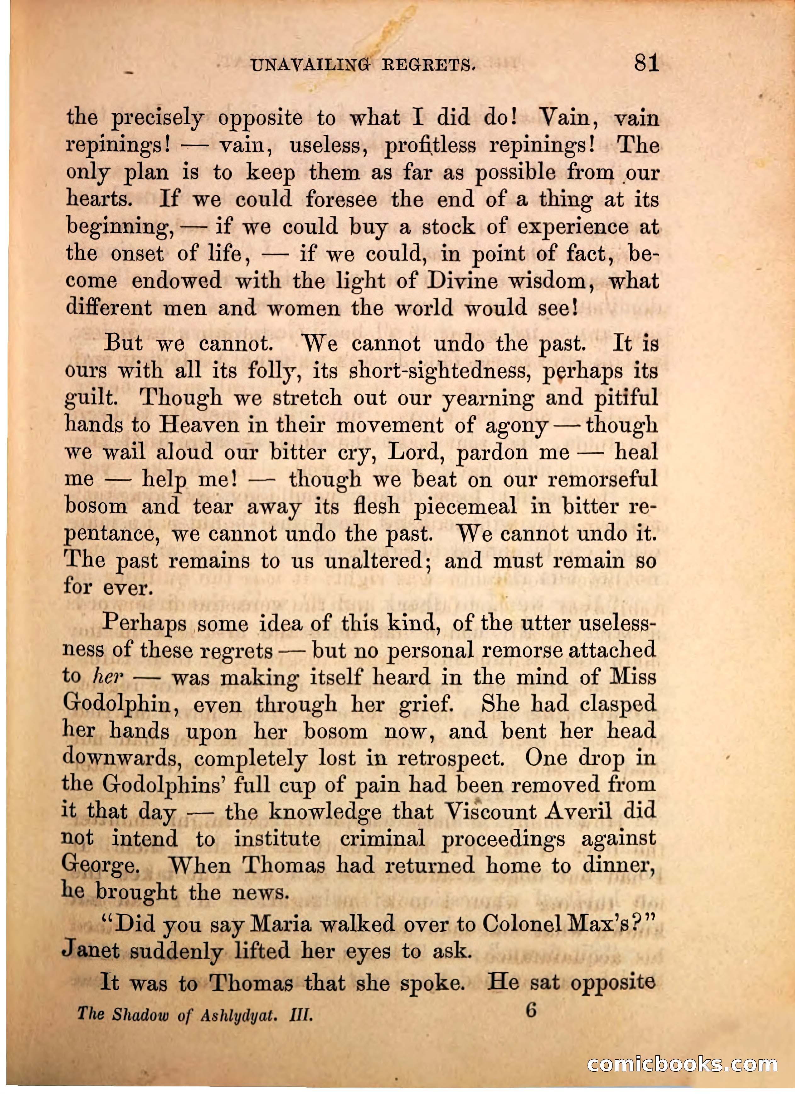 The Shadow of Ashlydyat, Vol. III — page 87 of 335