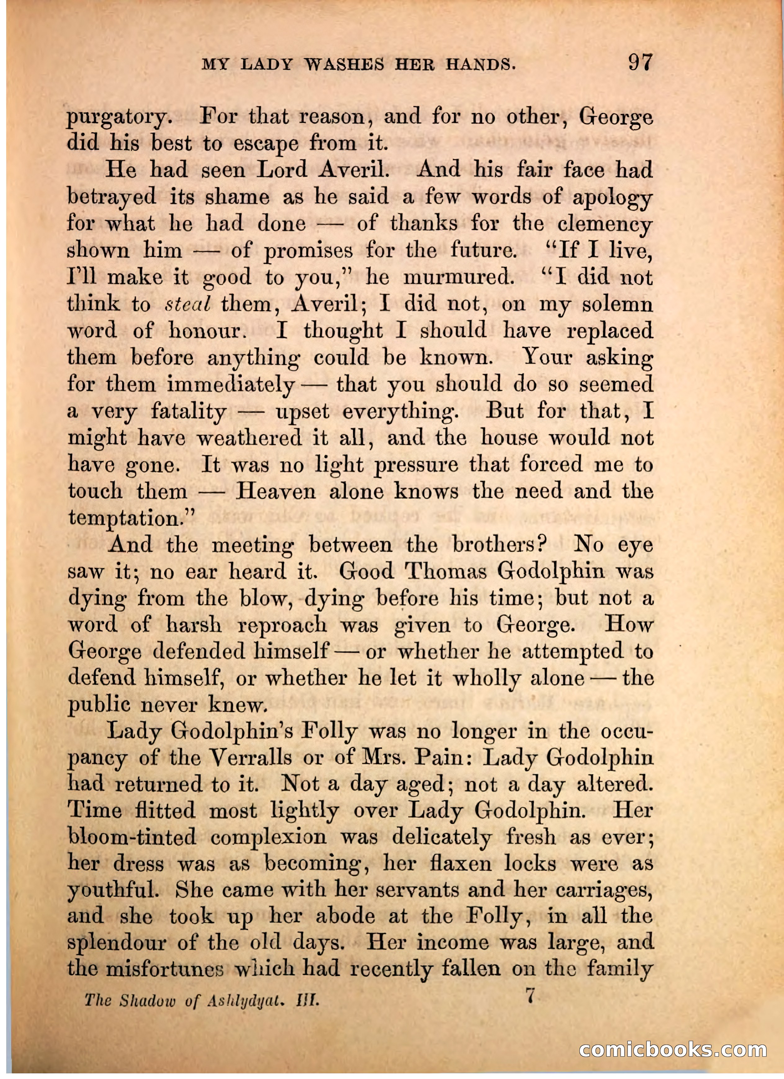 The Shadow of Ashlydyat, Vol. III — page 103 of 335