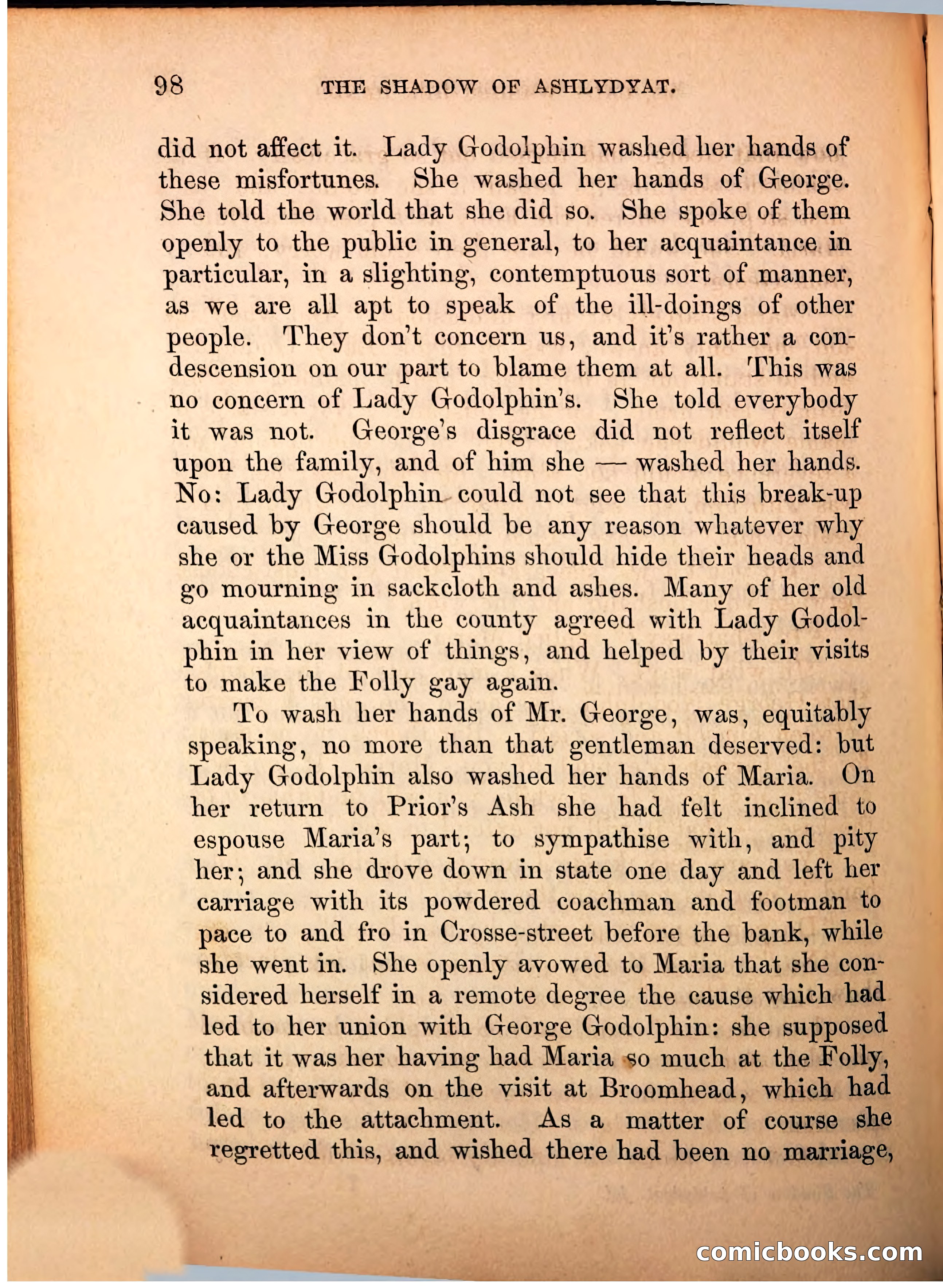 The Shadow of Ashlydyat, Vol. III — page 104 of 335