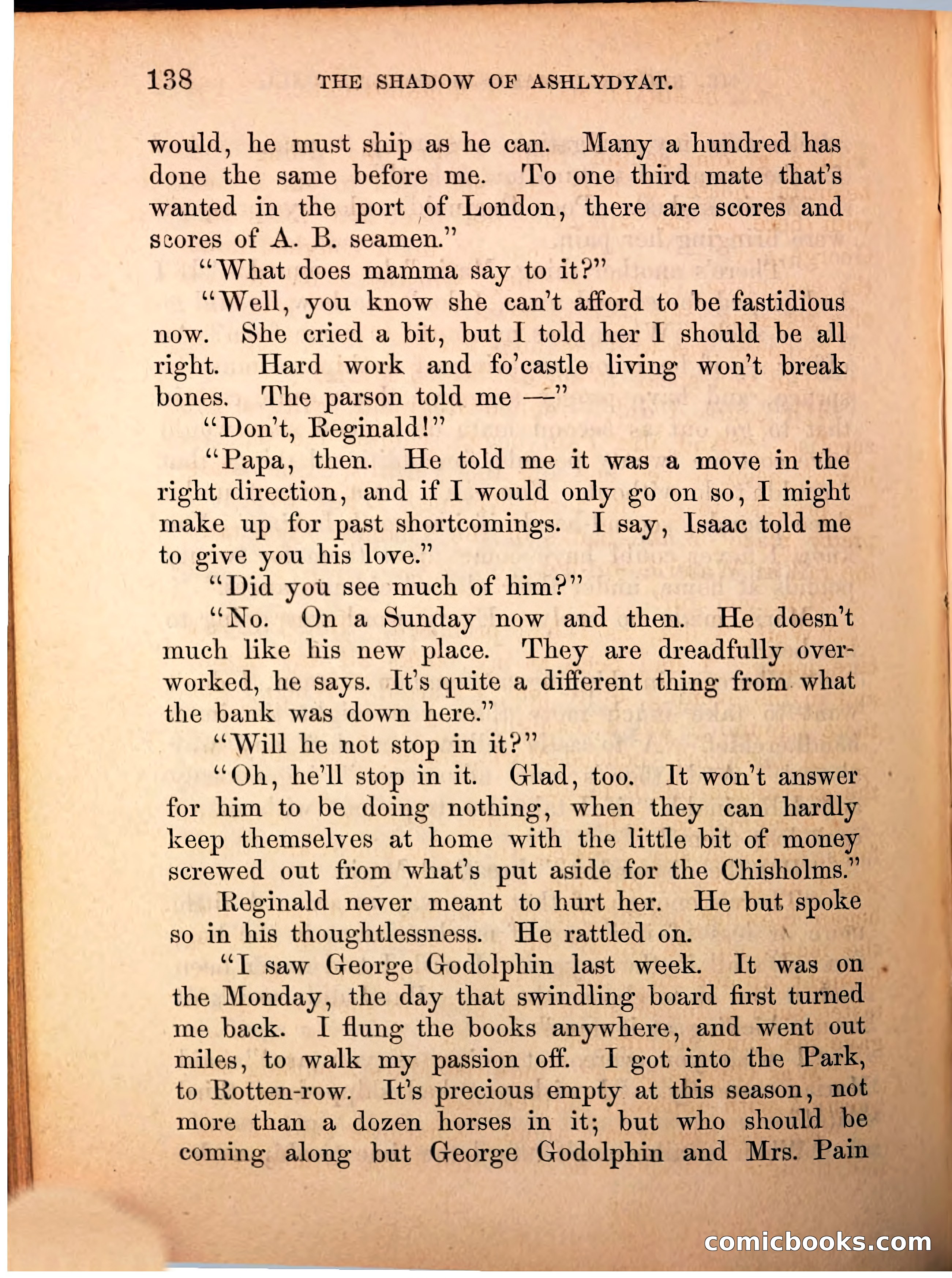 The Shadow of Ashlydyat, Vol. III — page 144 of 335