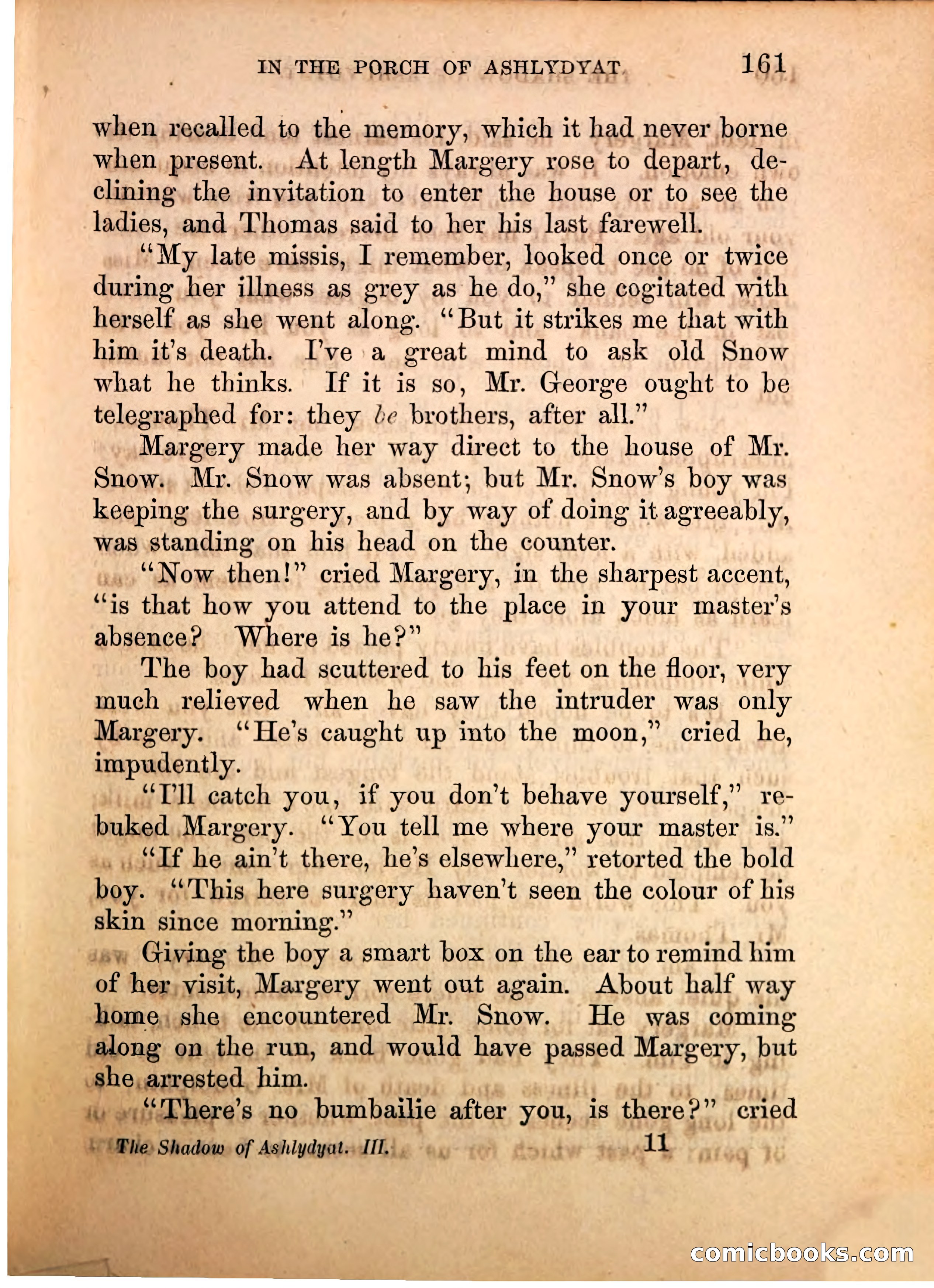 The Shadow of Ashlydyat, Vol. III — page 167 of 335