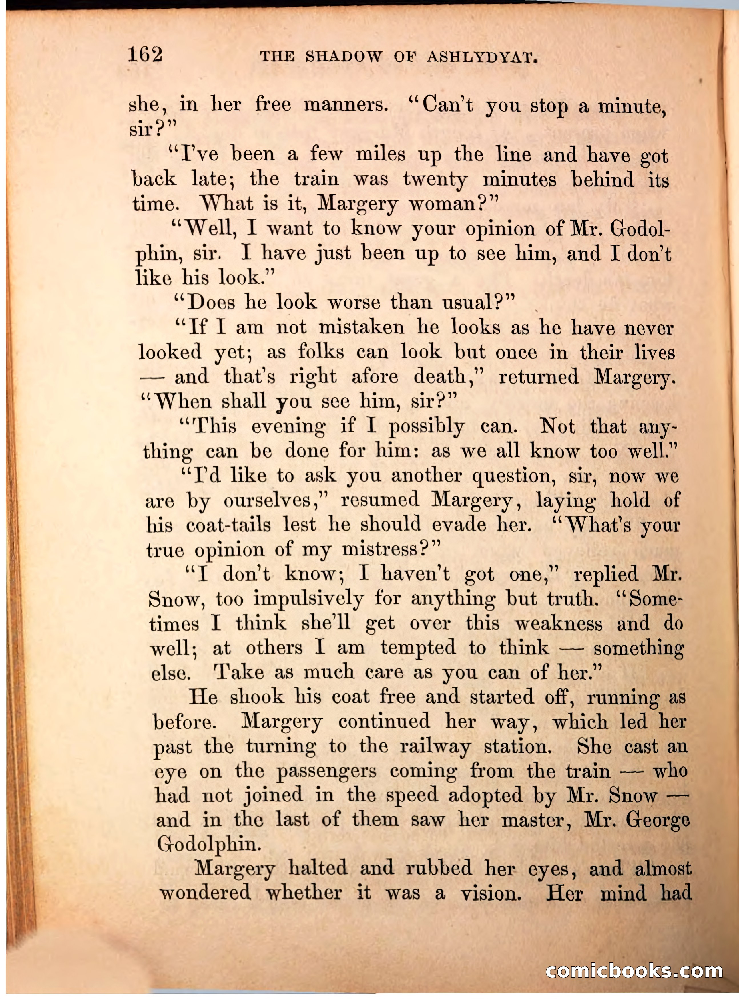 The Shadow of Ashlydyat, Vol. III — page 168 of 335