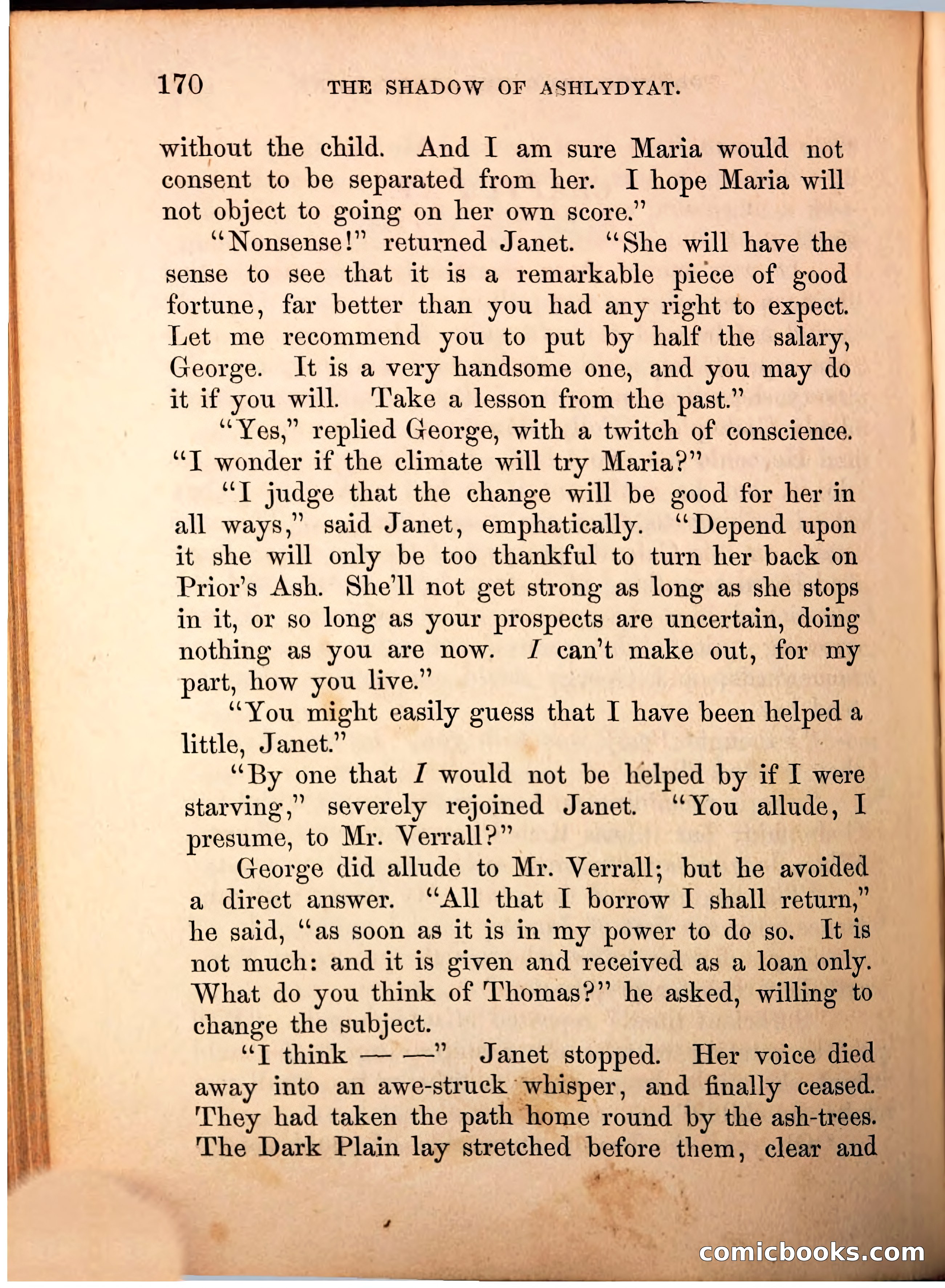 The Shadow of Ashlydyat, Vol. III — page 176 of 335