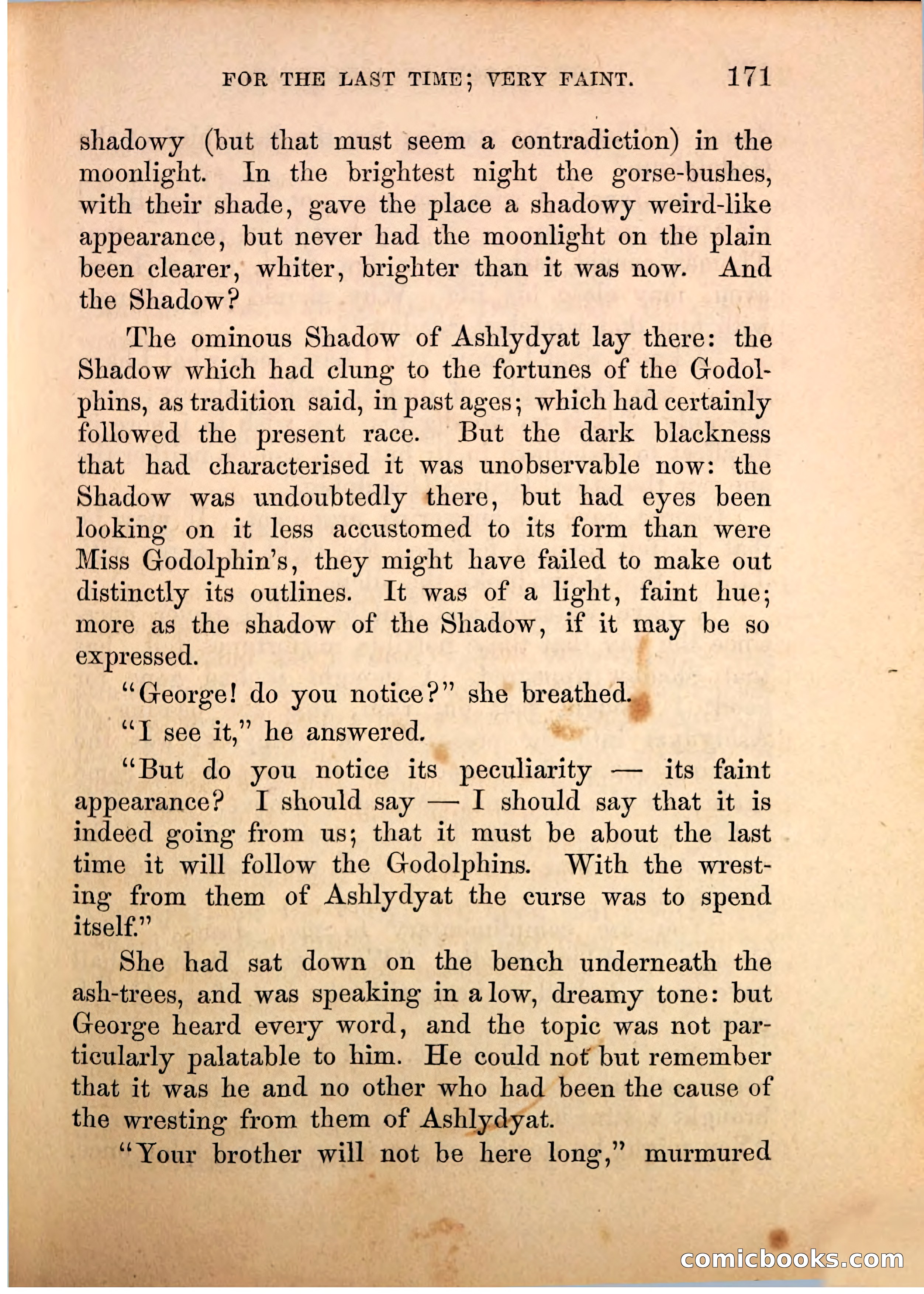 The Shadow of Ashlydyat, Vol. III — page 177 of 335