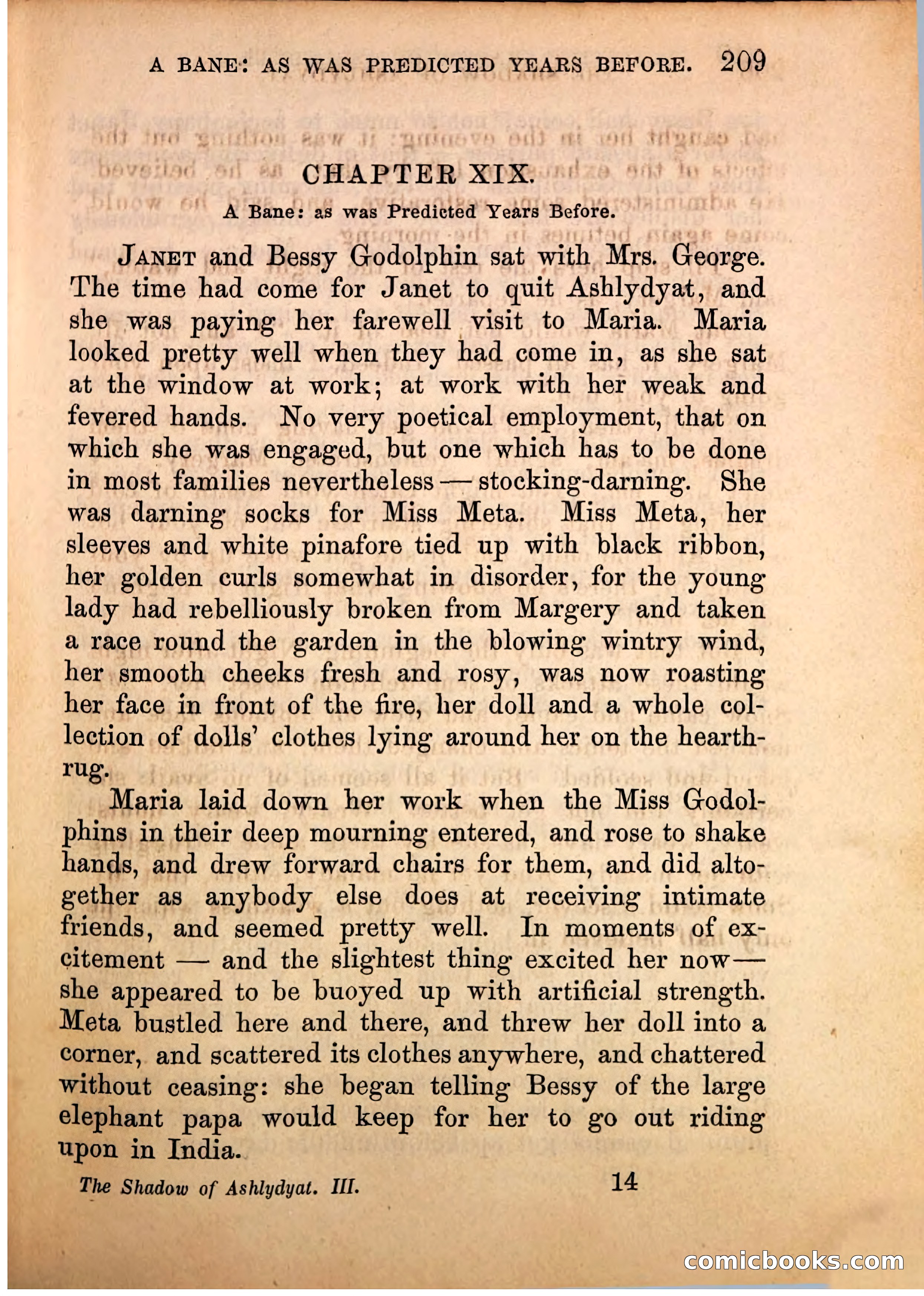 The Shadow of Ashlydyat, Vol. III — page 215 of 335