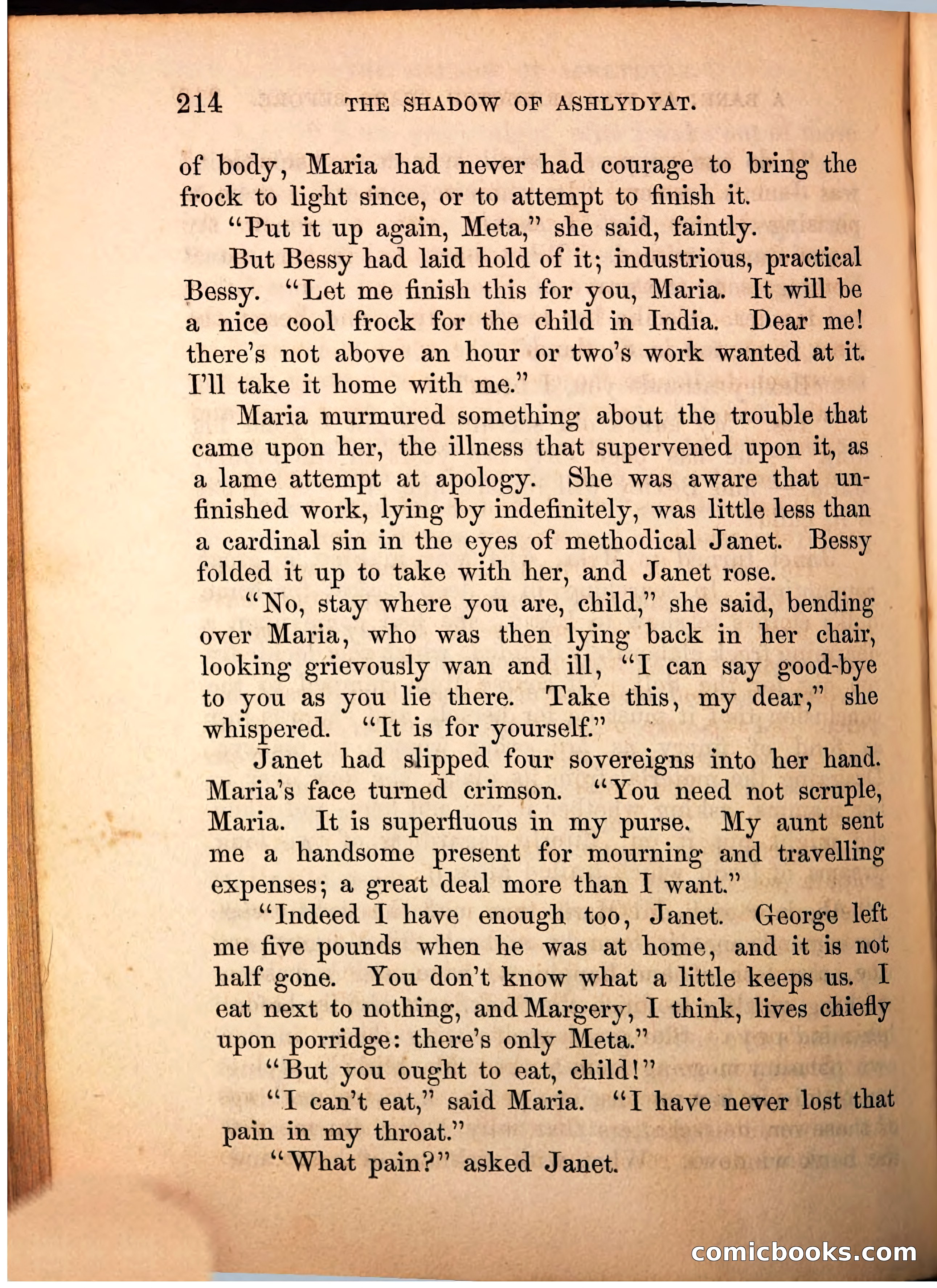 The Shadow of Ashlydyat, Vol. III — page 220 of 335